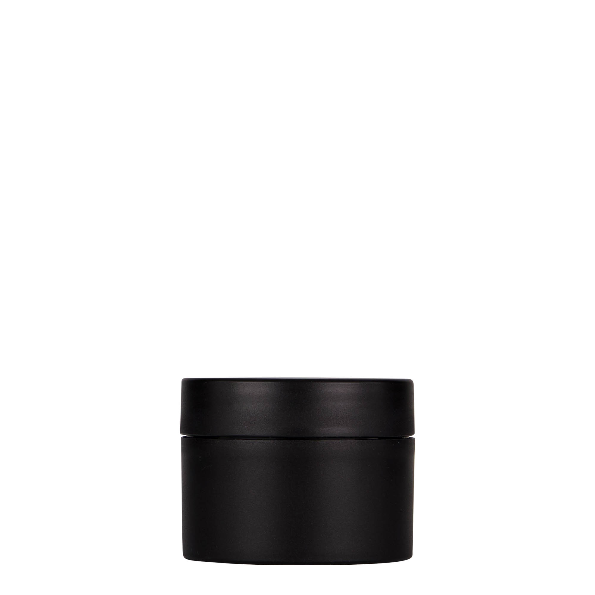 50 ml plastična posuda 'Antonella', PP, crna, otvor: navojni zatvarač 50 ml plastična posuda 'Antonella', PP, crna, otvor: navojni zatvarač