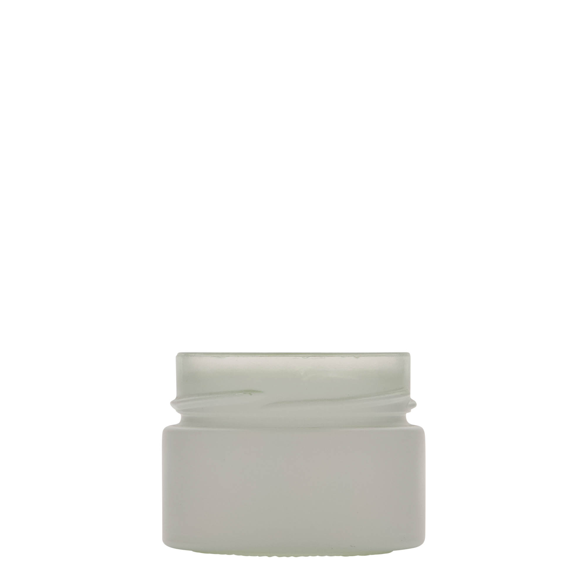 130 ml okrugla tegla 'Aurora', bela, otvor: Deep-Twist-Off (DTO 66)