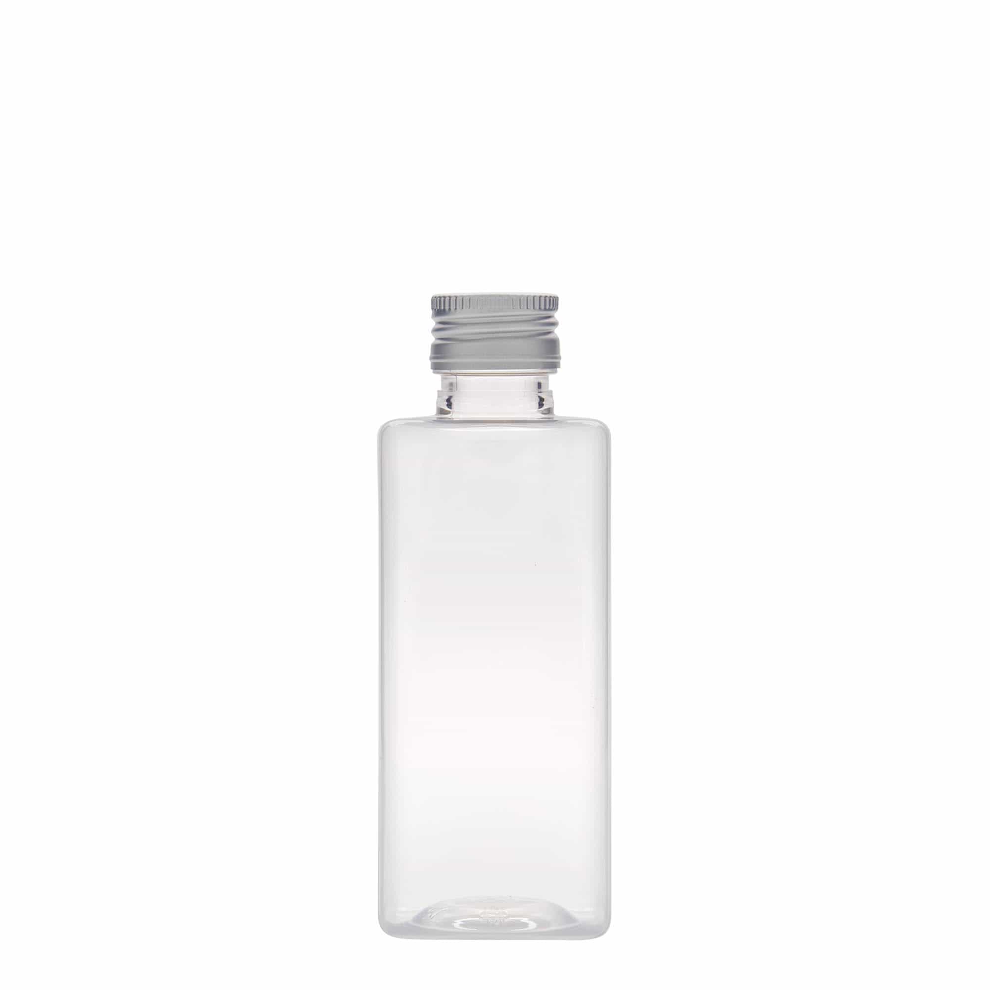 250 ml PET-flaša 'Karl', kvadratna, plastika, grlo: PP 28
