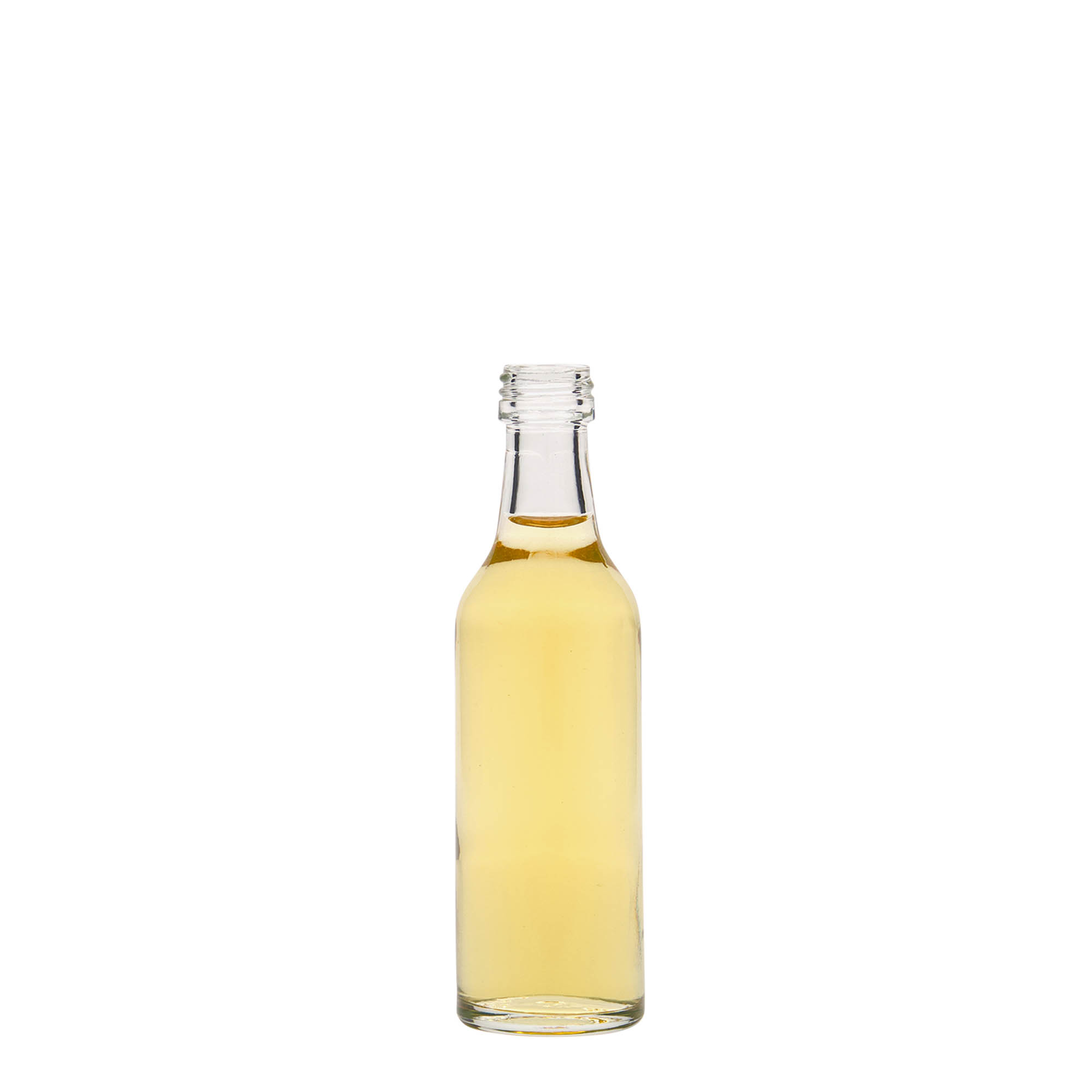 Staklena boca od 50 ml s ravnim grlom, otvor: PP 28