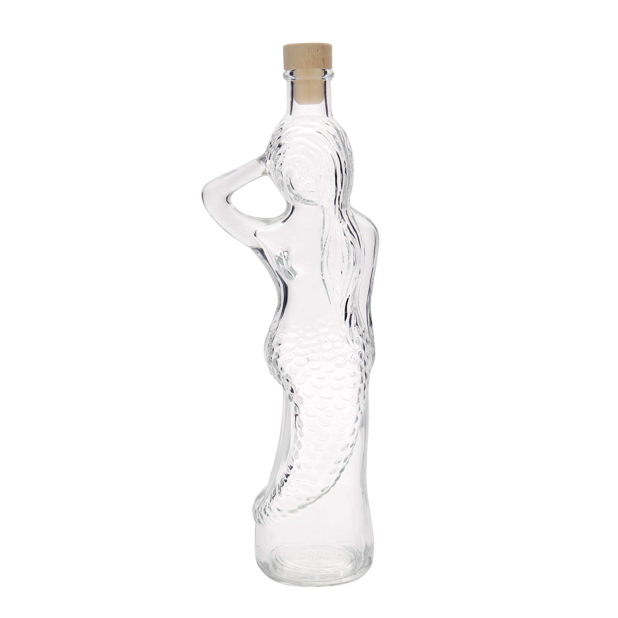500 ml staklena flaša 'Morska vila', otvor: plutani čep 500 ml staklena flaša 'Morska vila', otvor: plutani čep