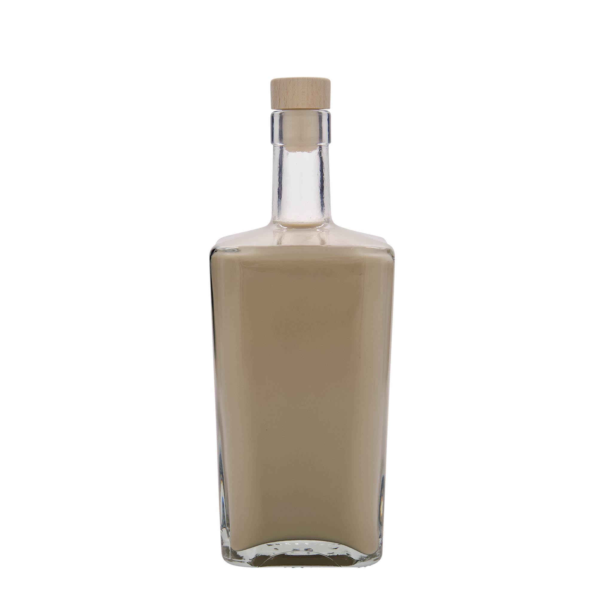 700 ml staklena boca 'Noel', kvadratna, otvor: plutani čep 700 ml staklena boca 'Noel', kvadratna, otvor: plutani čep