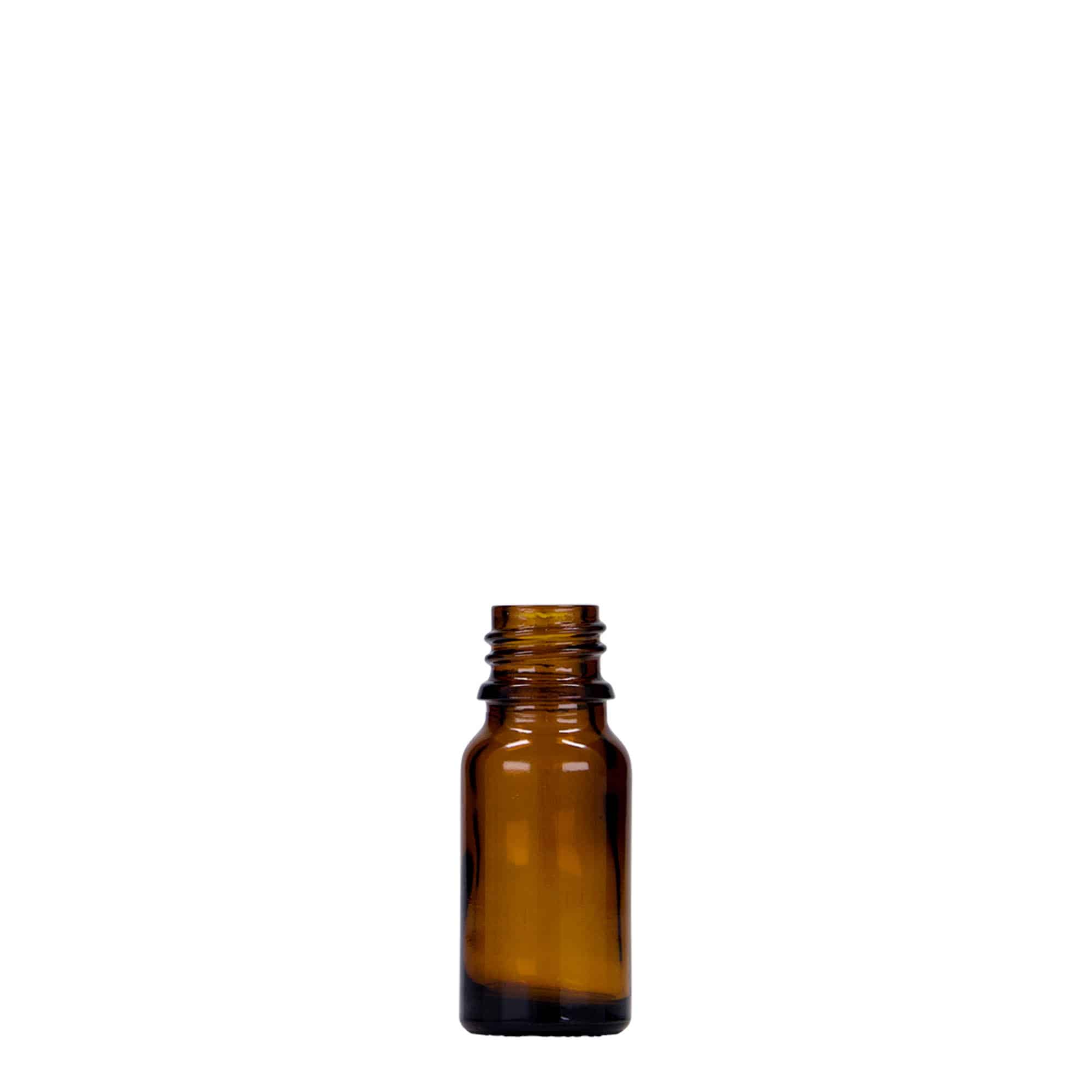 Medicinska boca od 10 ml, staklo, braon, otvor: DIN 18 Medicinska boca od 10 ml, staklo, braon, otvor: DIN 18