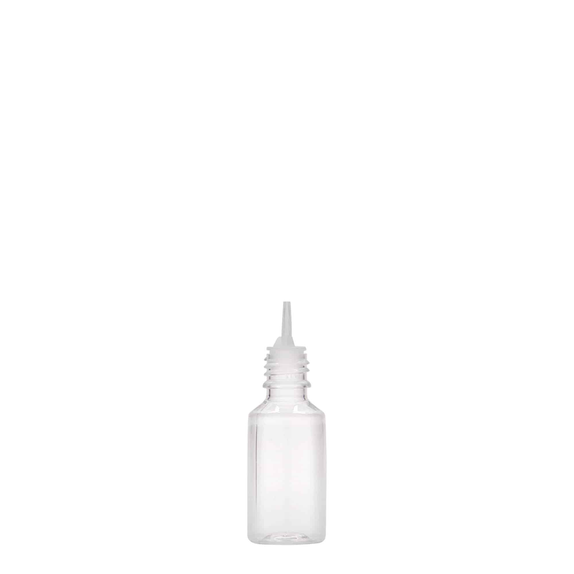 10 ml PET flašica 'E-Liquid' sa sigurnosnim i zaštitnim zatvaračem za decu, plastika, otvor: navojni poklopac