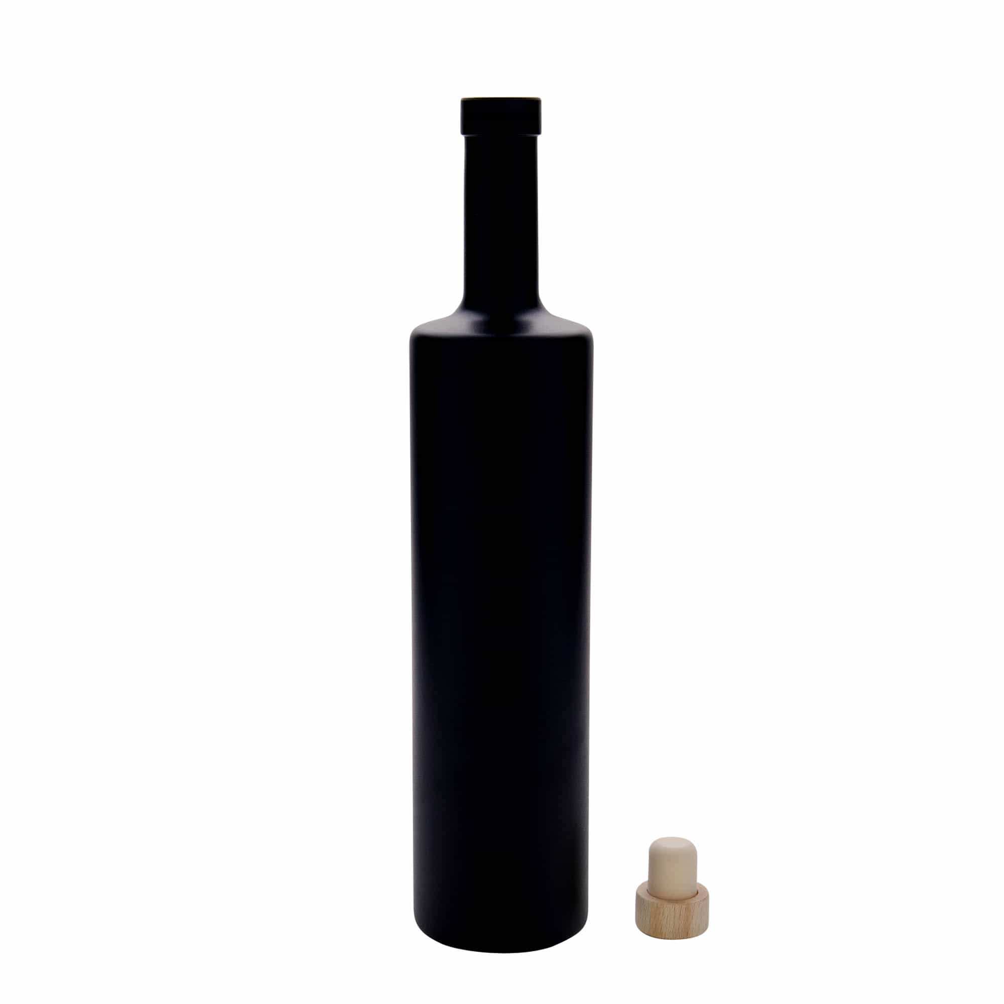 700 ml staklena flaša 'Centurio', crna, grlo: plutа 700 ml staklena flaša 'Centurio', crna, grlo: plutа