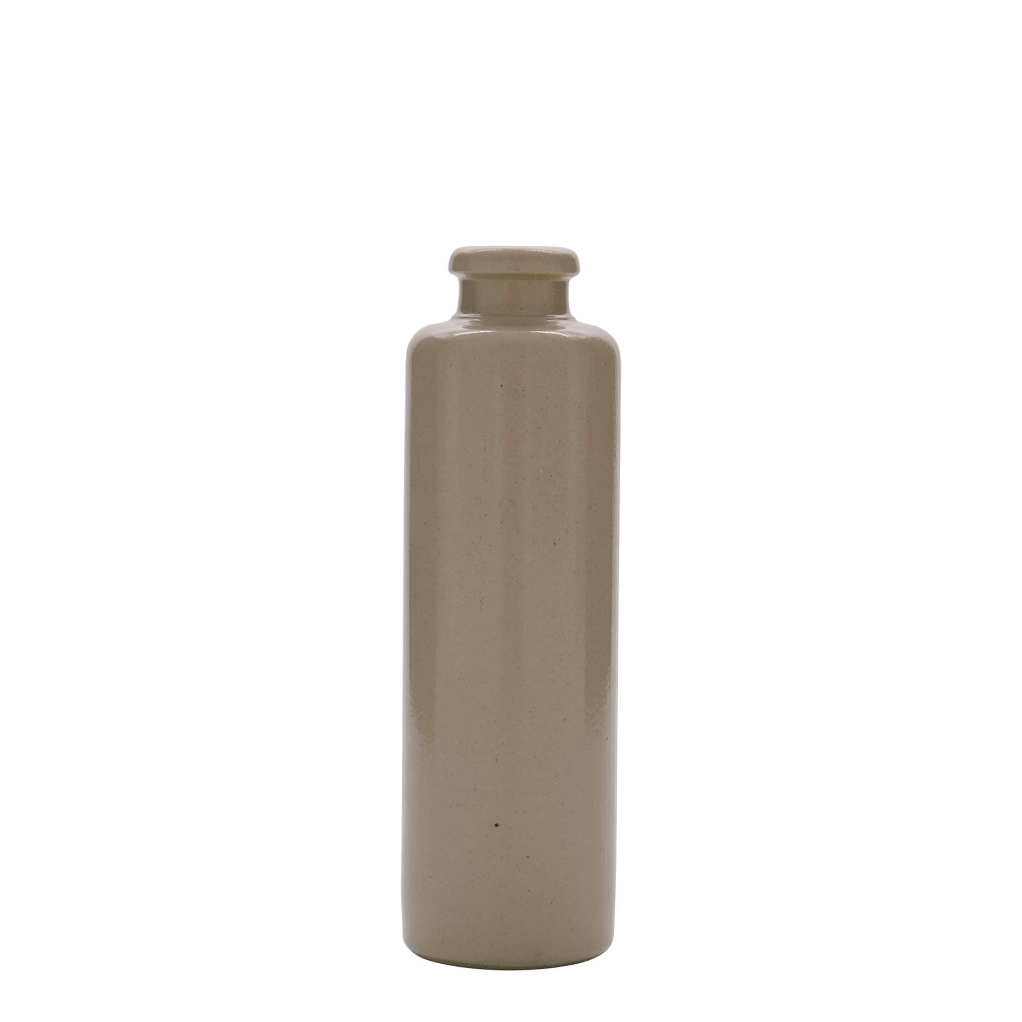 200 ml glineni vrč, kamenina, bež, otvor: pluta