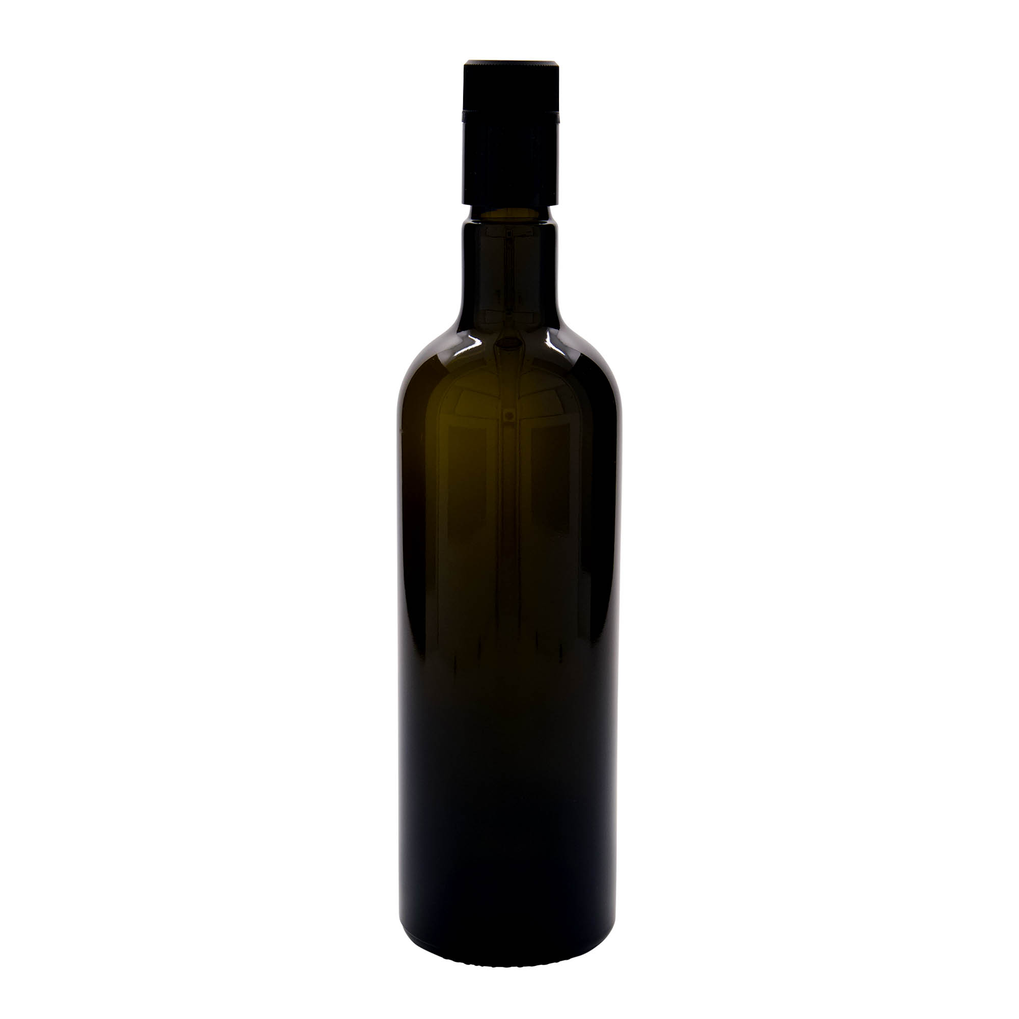 750 ml boca za sirće/ulje 'Willy New', staklo, antikno zeleno, grlo: DOP 750 ml boca za sirće/ulje 'Willy New', staklo, antikno zeleno, grlo: DOP