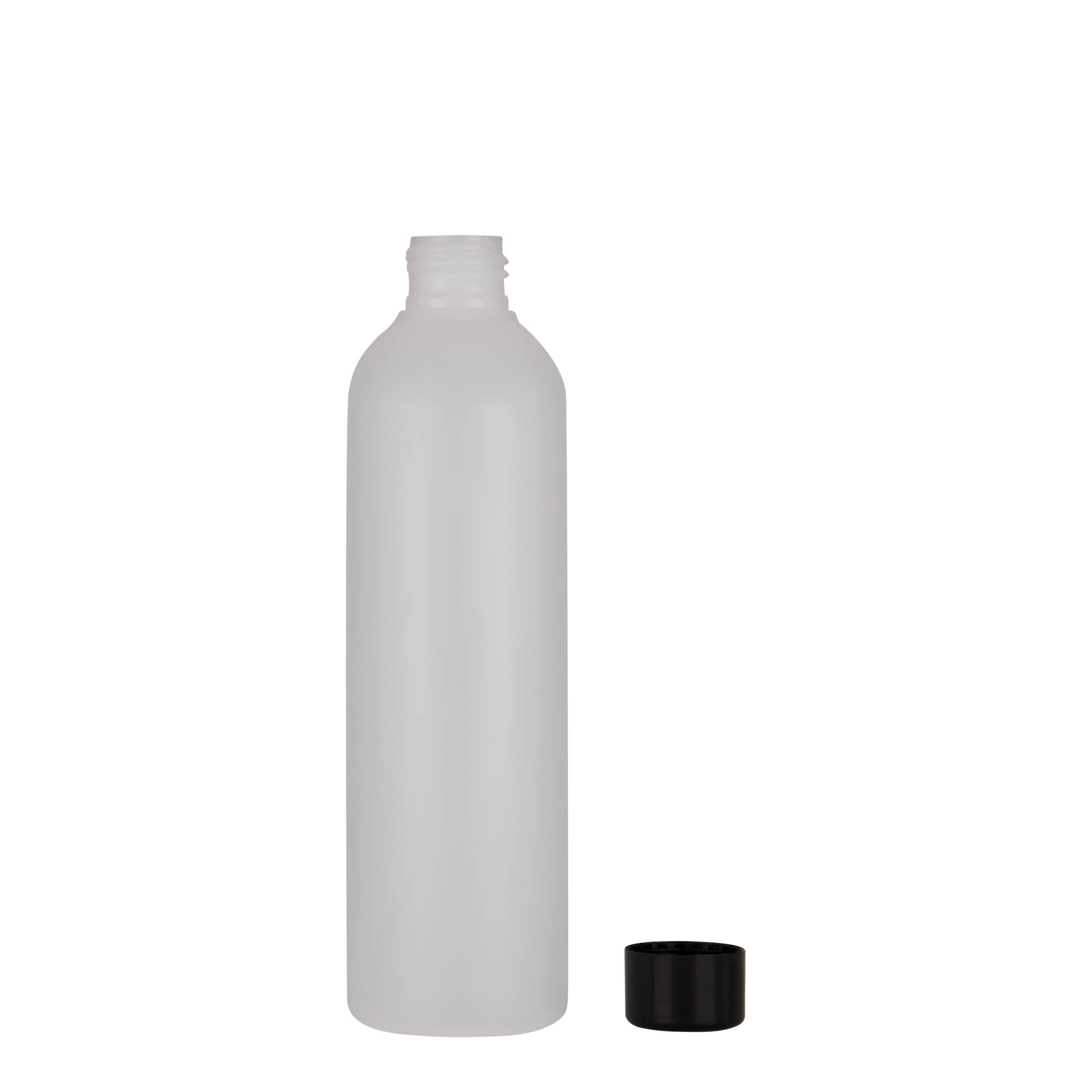 250 ml plastična flaša 'Tuffy', HDPE, prirodna, grlo: 24/410