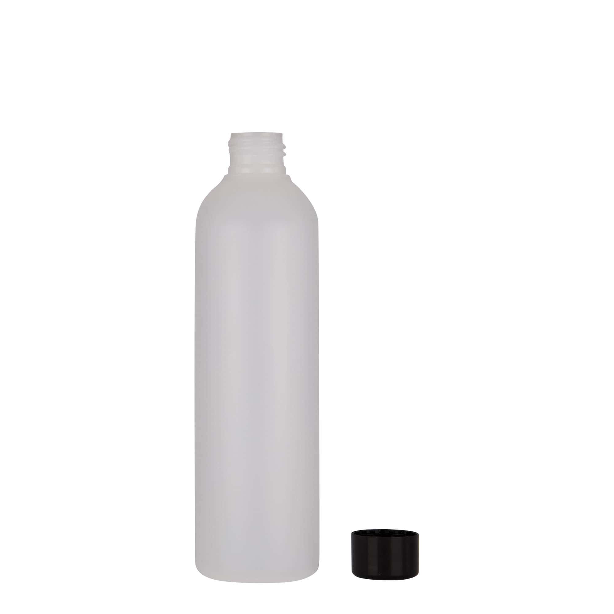 250 ml plastična flaša 'Tuffy', HDPE, prirodna, grlo: 24/410