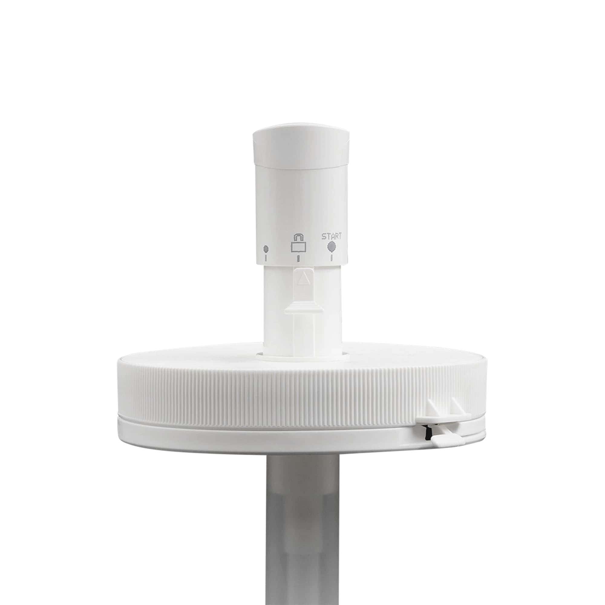 Dozirna pumpa za 1.240 ml 'Securibox', PE-plastika, bela, za otvor: navojni zatvarač