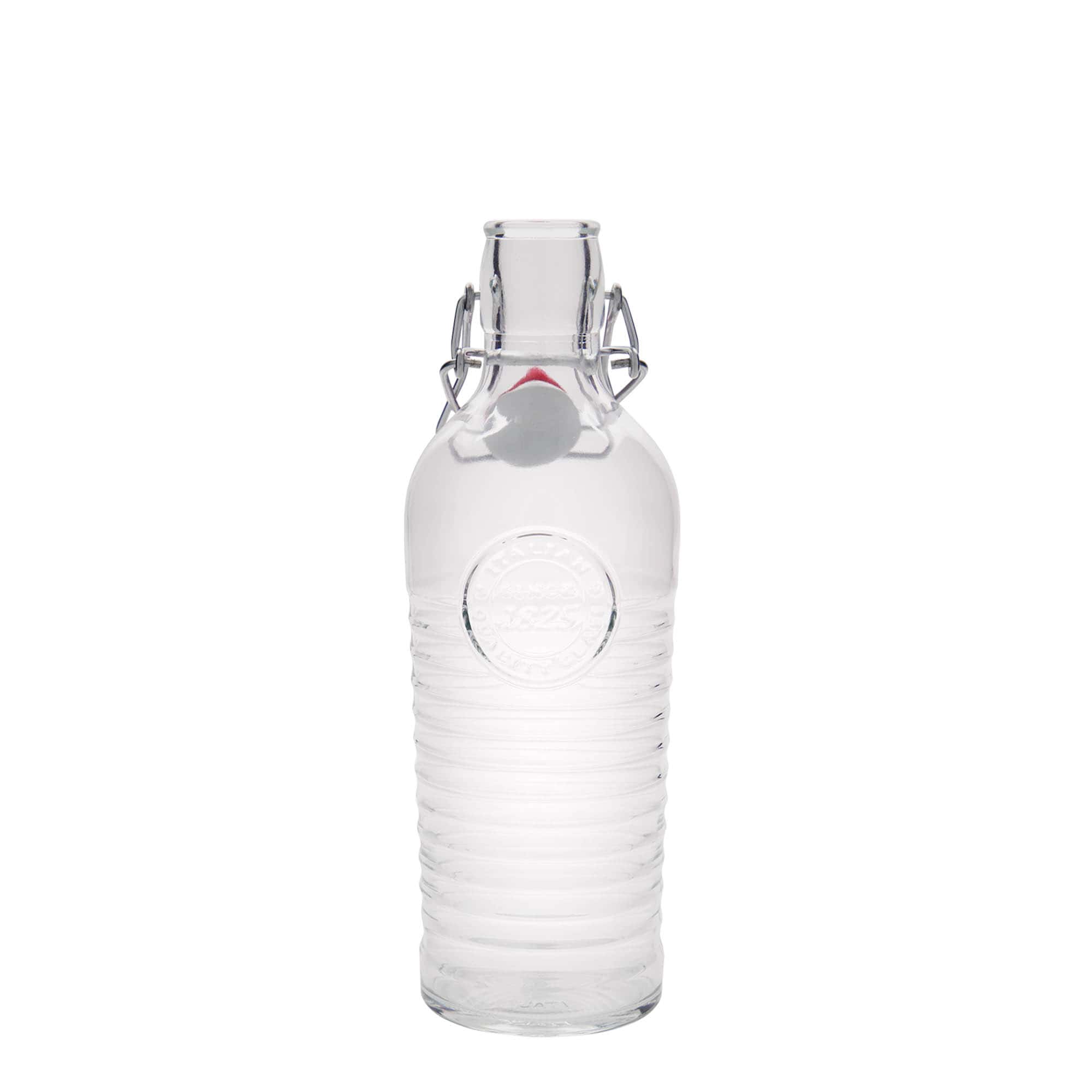 750 ml staklena boca 'Officina 1825', otvor: zatvarač sa kopčom 750 ml staklena boca 'Officina 1825', otvor: zatvarač sa kopčom