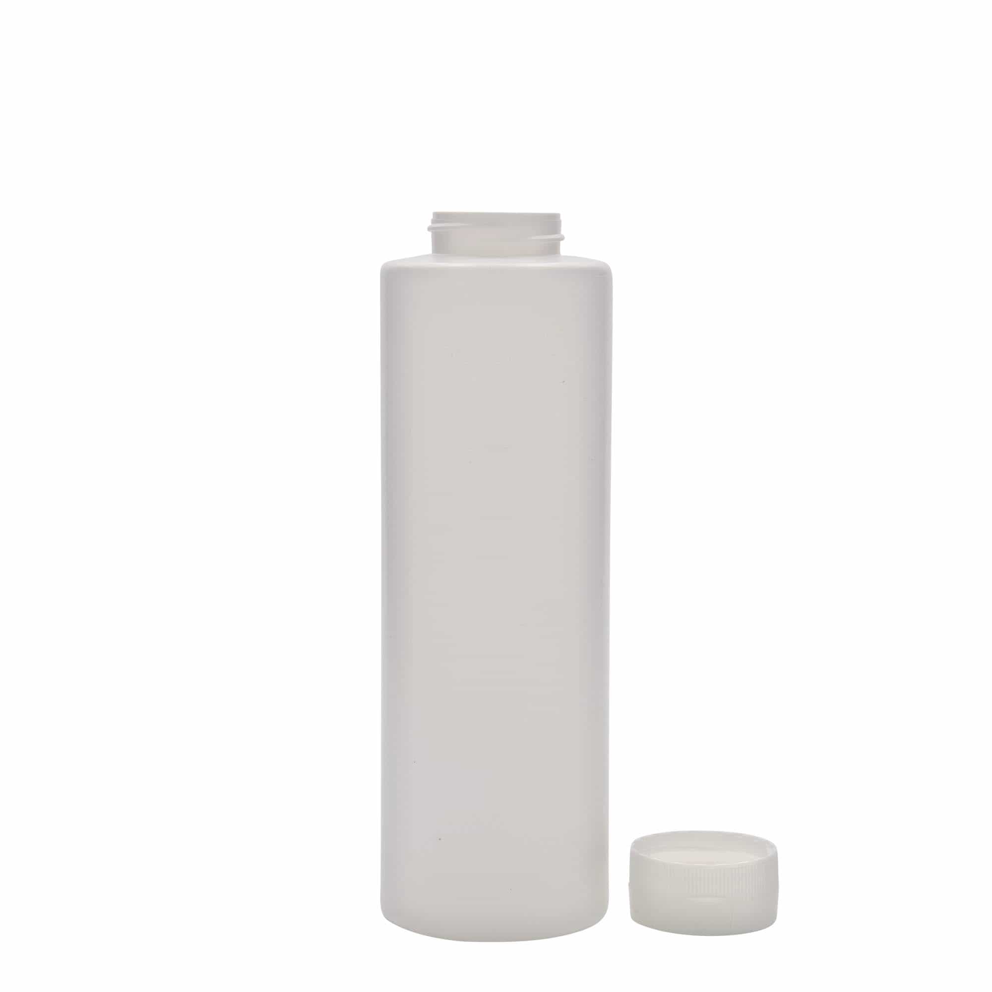 Boca za sosove od 500 ml, LDPE plastika, bela, otvor: GPI 38/400