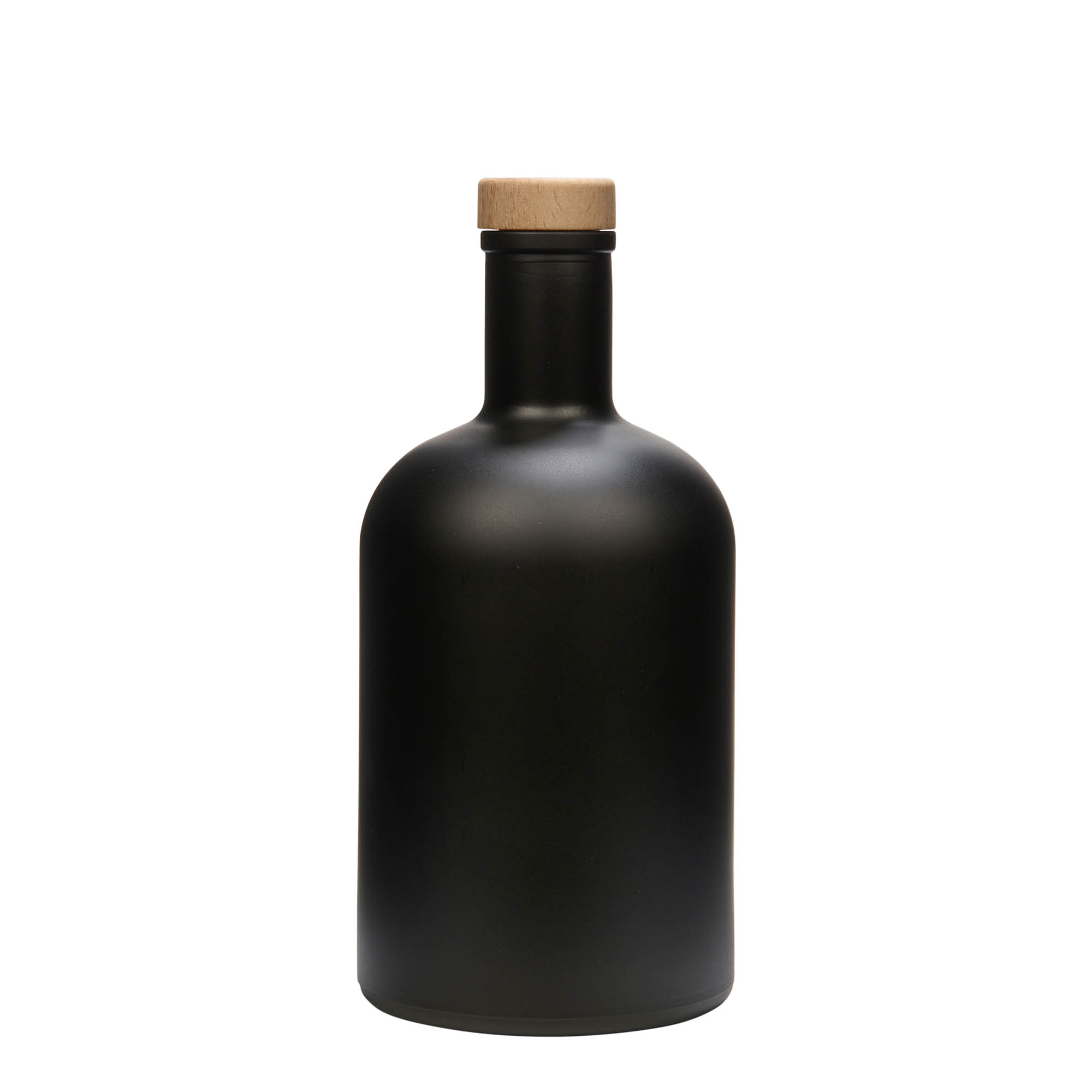 700 ml staklena boca 'Gerardino', crna, otvor: čep 700 ml staklena boca 'Gerardino', crna, otvor: čep