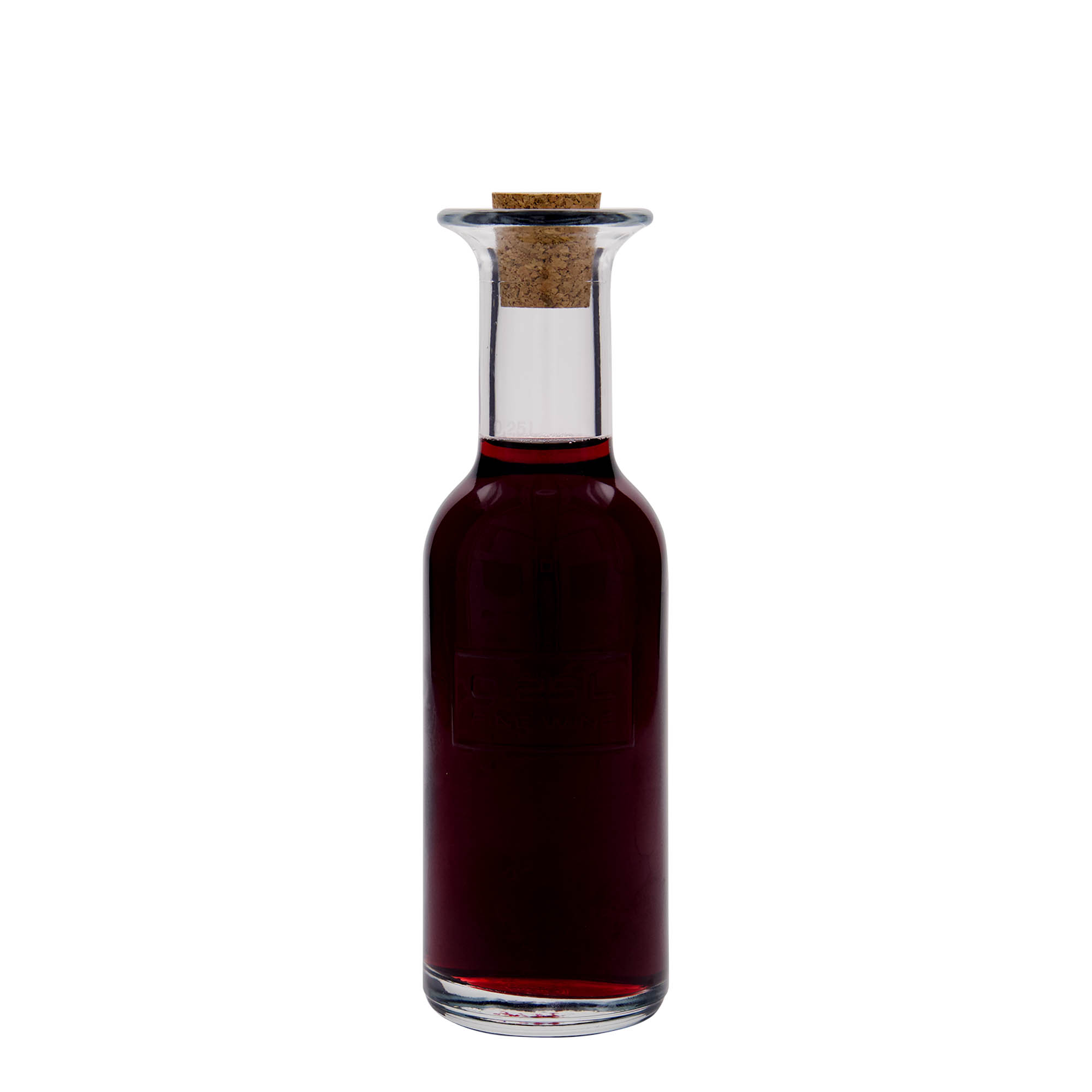 250 ml staklena flaša 'Optima Fine Wine', grlo: čep 250 ml staklena flaša 'Optima Fine Wine', grlo: čep