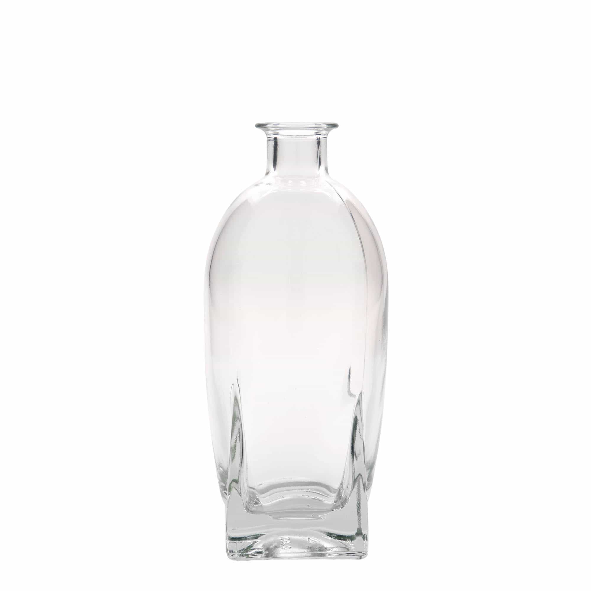 500 ml staklena boca 'Zino', kvadratna, otvor: čep 500 ml staklena boca 'Zino', kvadratna, otvor: čep
