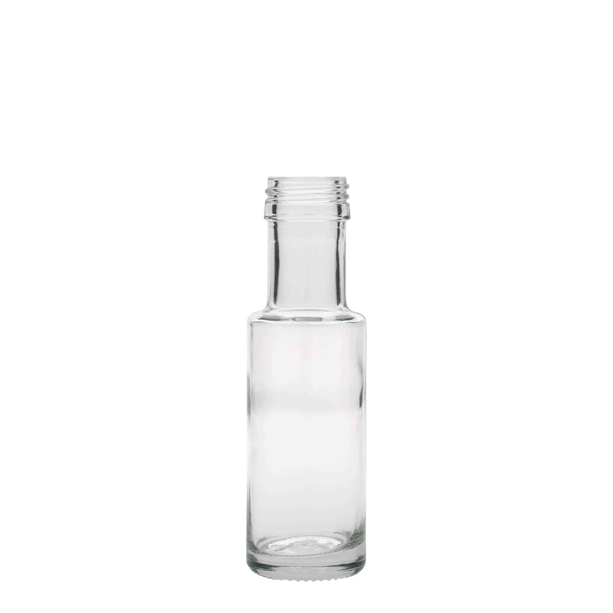 Staklena boca od 100 ml 'Dorica', otvor: PP 31,5 Staklena boca od 100 ml 'Dorica', otvor: PP 31,5