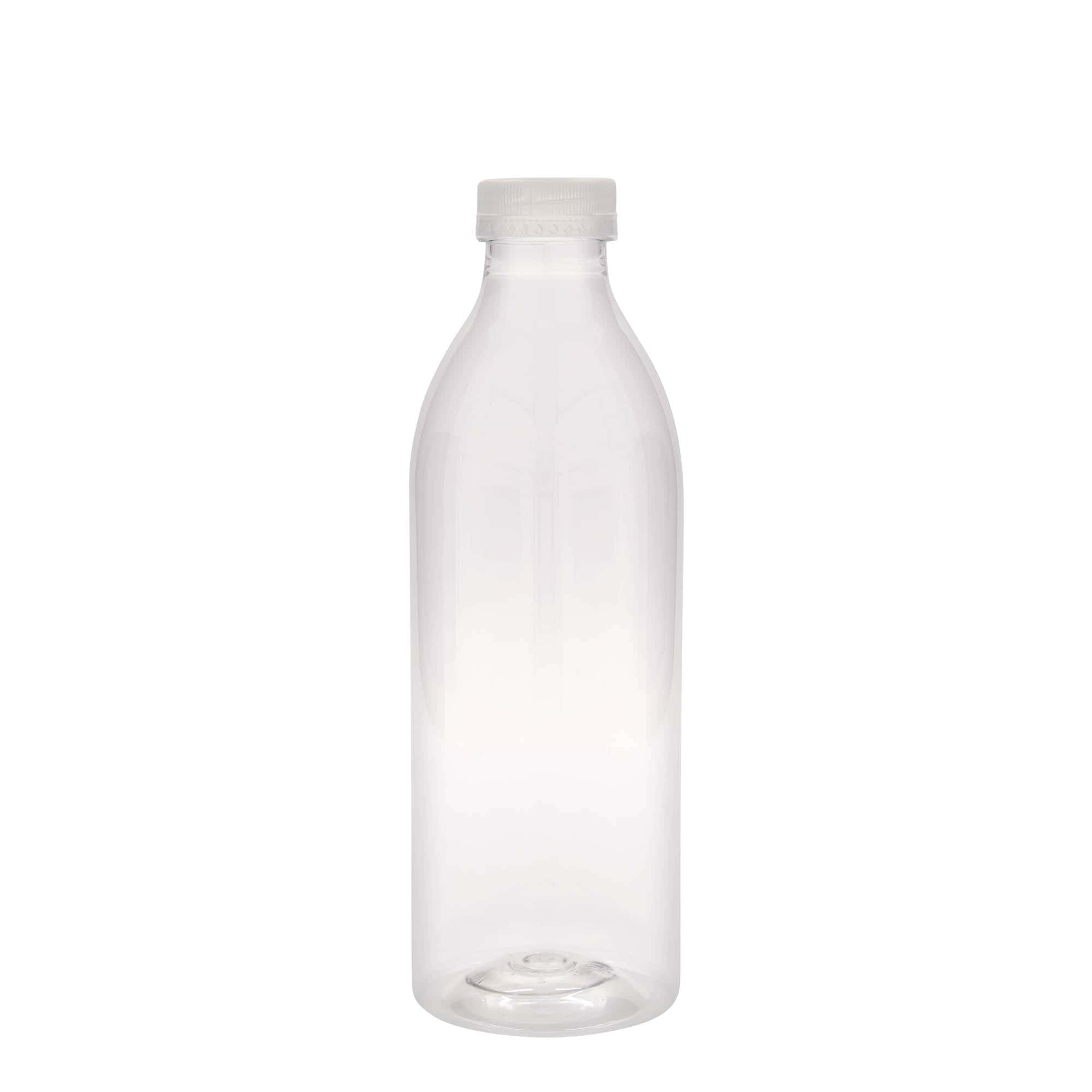 1.000 ml PET-flaša standard, plastika, grlo: 38 mm