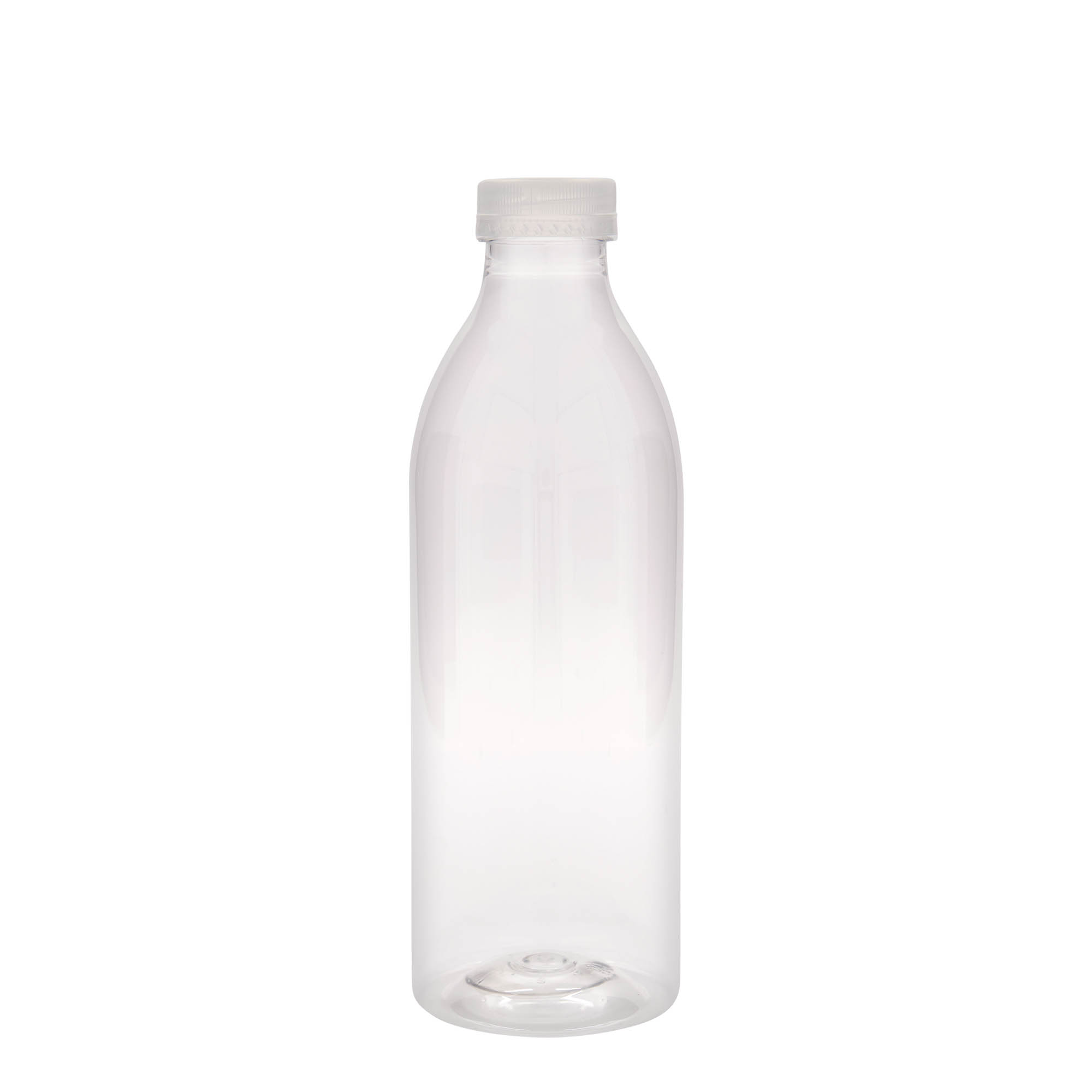 1.000 ml PET-flaša standard, plastika, grlo: 38 mm