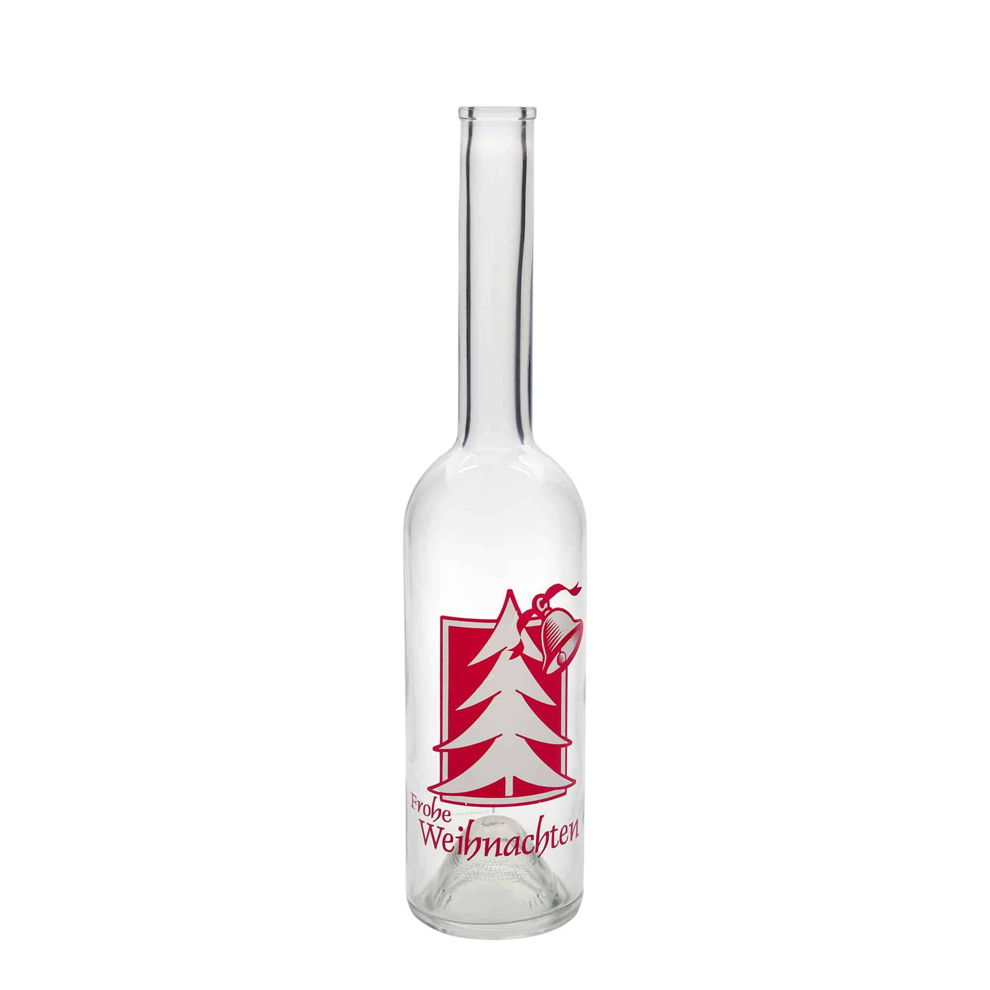 Staklena boca od 500 ml 'Opera', motiv: Božićni pozdrav, otvor: Plutani čep Staklena boca od 500 ml 'Opera', motiv: Božićni pozdrav, otvor: Plutani čep