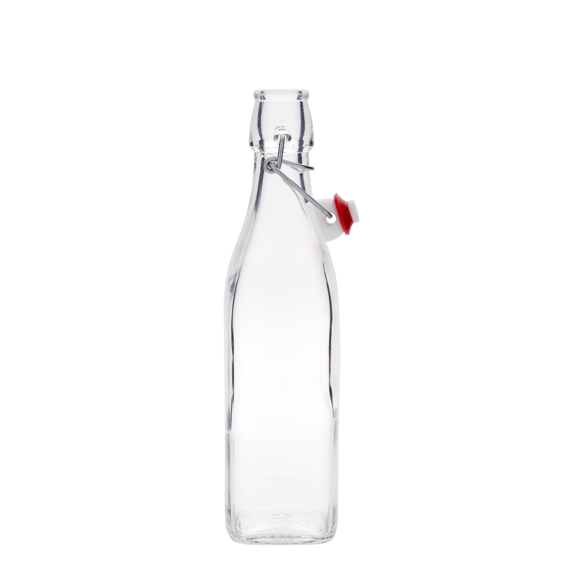 500 ml staklena flaša 'Swing, kvadratna, otvor: zatvarač sa polugom'