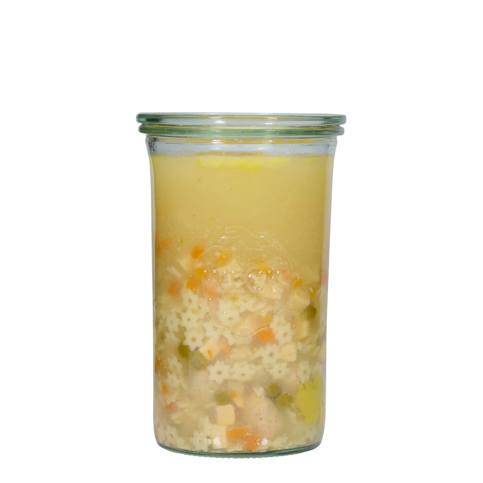 1.000 ml WECK-staklena tegla za okretanje #, otvor: okrugli rub
