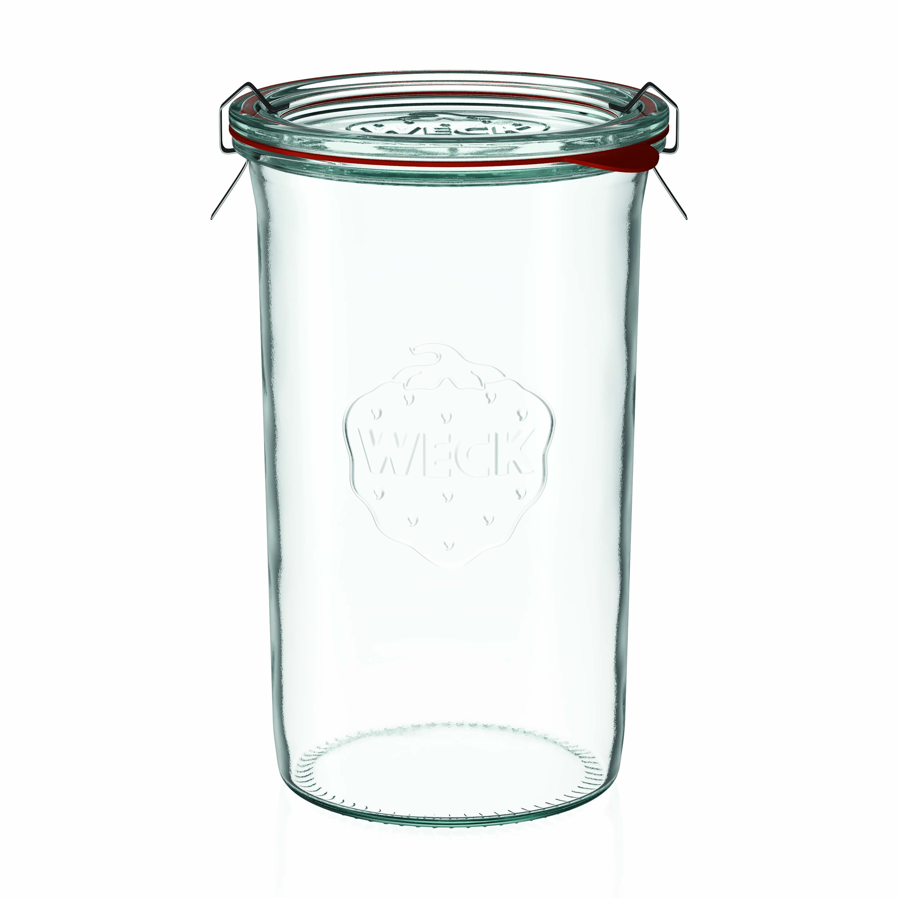 1.000 ml WECK-staklena tegla za okretanje #, otvor: okrugli rub