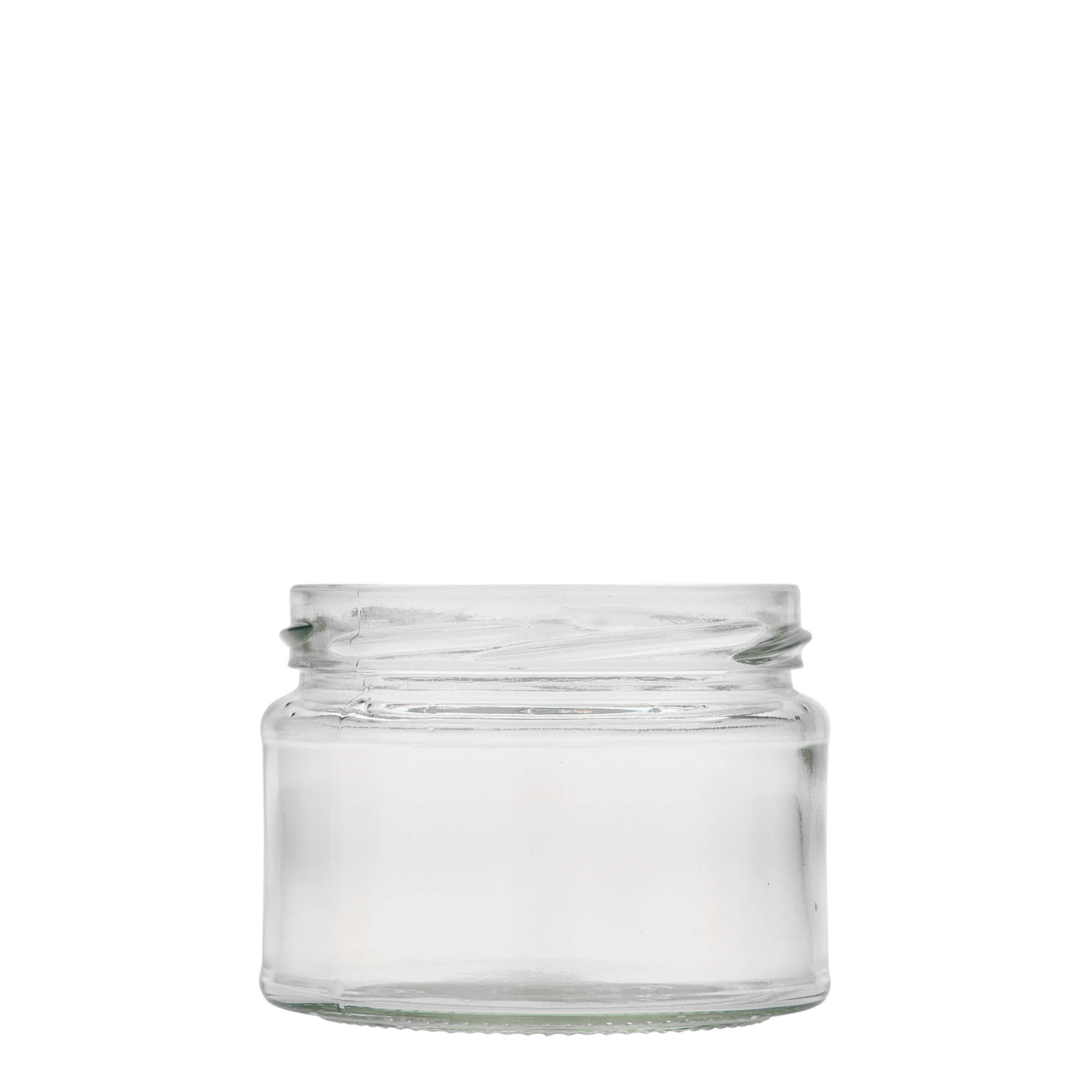 280 ml pljosnato okruglo staklo, otvor: Twist-Off (TO 82) 280 ml pljosnato okruglo staklo, otvor: Twist-Off (TO 82)