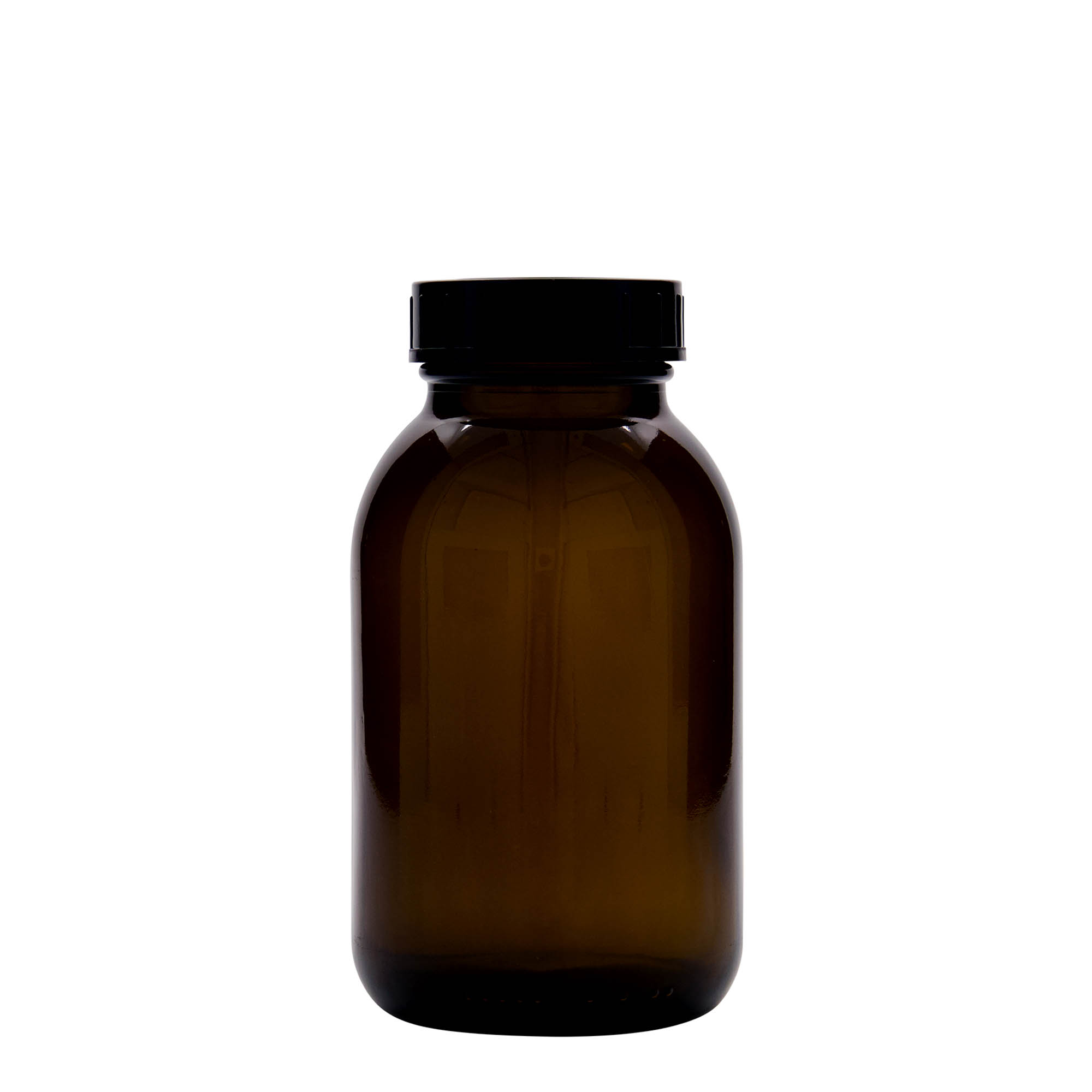 500 ml staklena boca širokog grla, braon, otvor: DIN 55 500 ml staklena boca širokog grla, braon, otvor: DIN 55