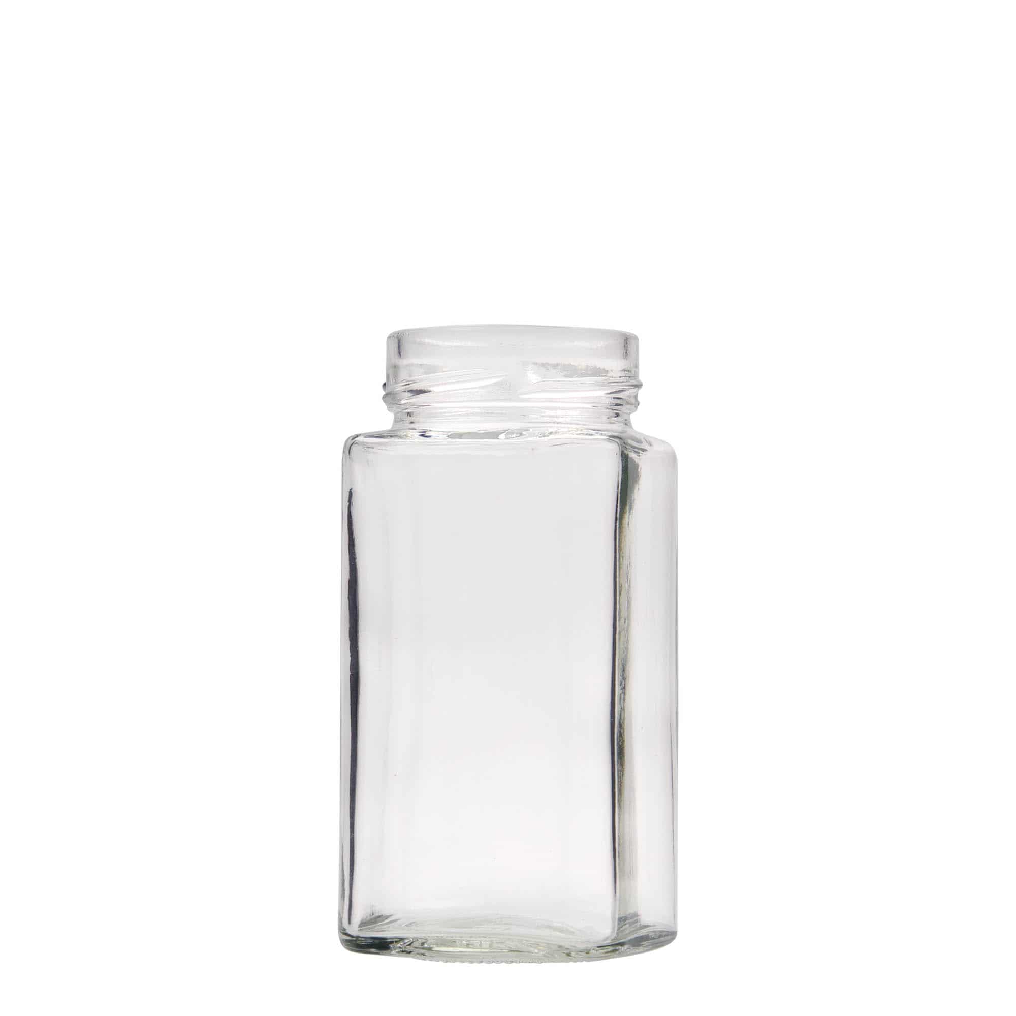 Četvrtasta tegla od 314 ml 'Funny', otvor: Deep-Twist-Off (DTO 58)
