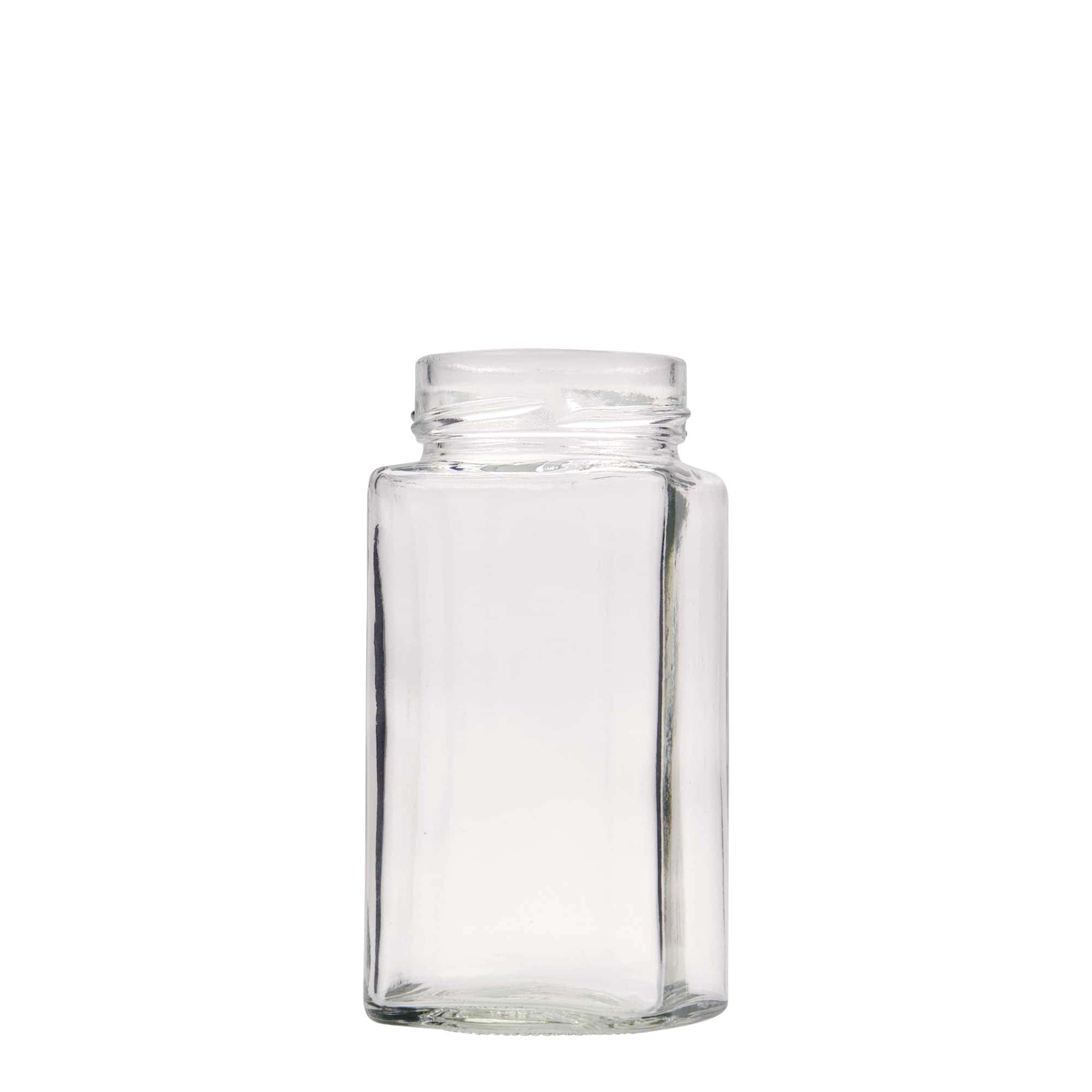 314 ml četvrtasto staklo 'Funny', otvor: Deep-Twist-Off (DTO 58)