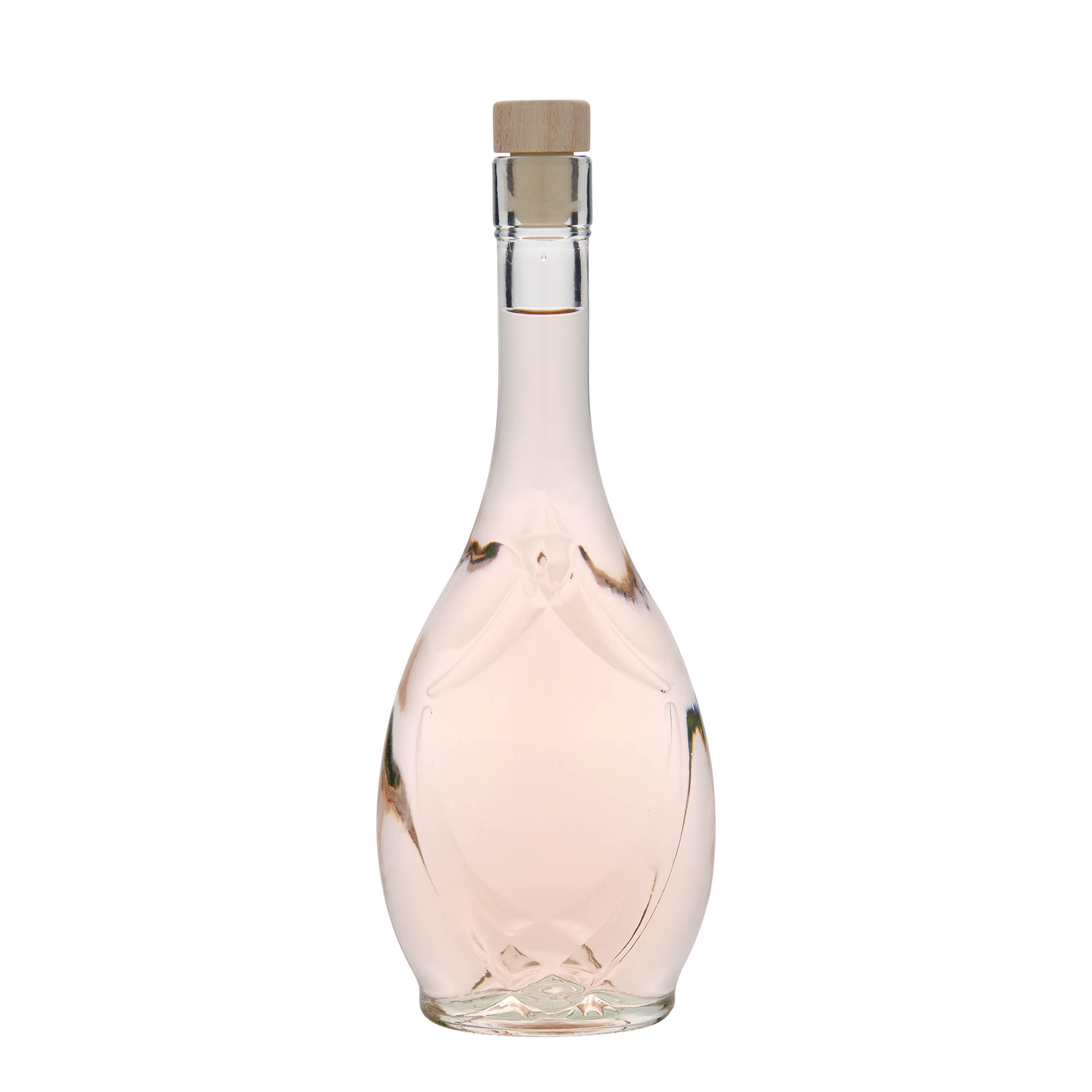 500 ml staklena boca 'Saragossa', ovalna, otvor: čep 500 ml staklena boca 'Saragossa', ovalna, otvor: čep