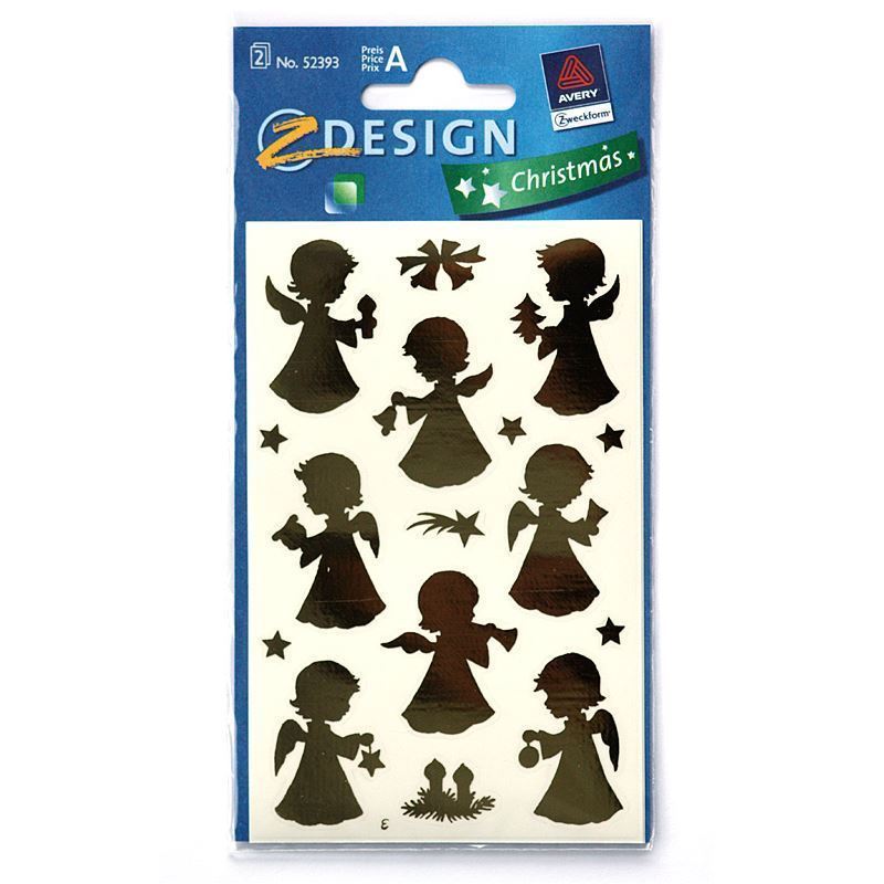 Zweckform nalepnice 'Anđeo', papir, zlatne