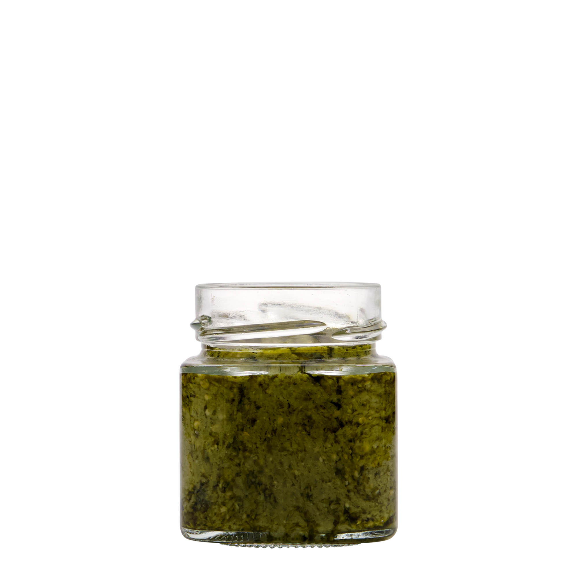 156 ml četvrtasto staklo 'Funny', otvor: Deep-Twist-Off (DTO 58)