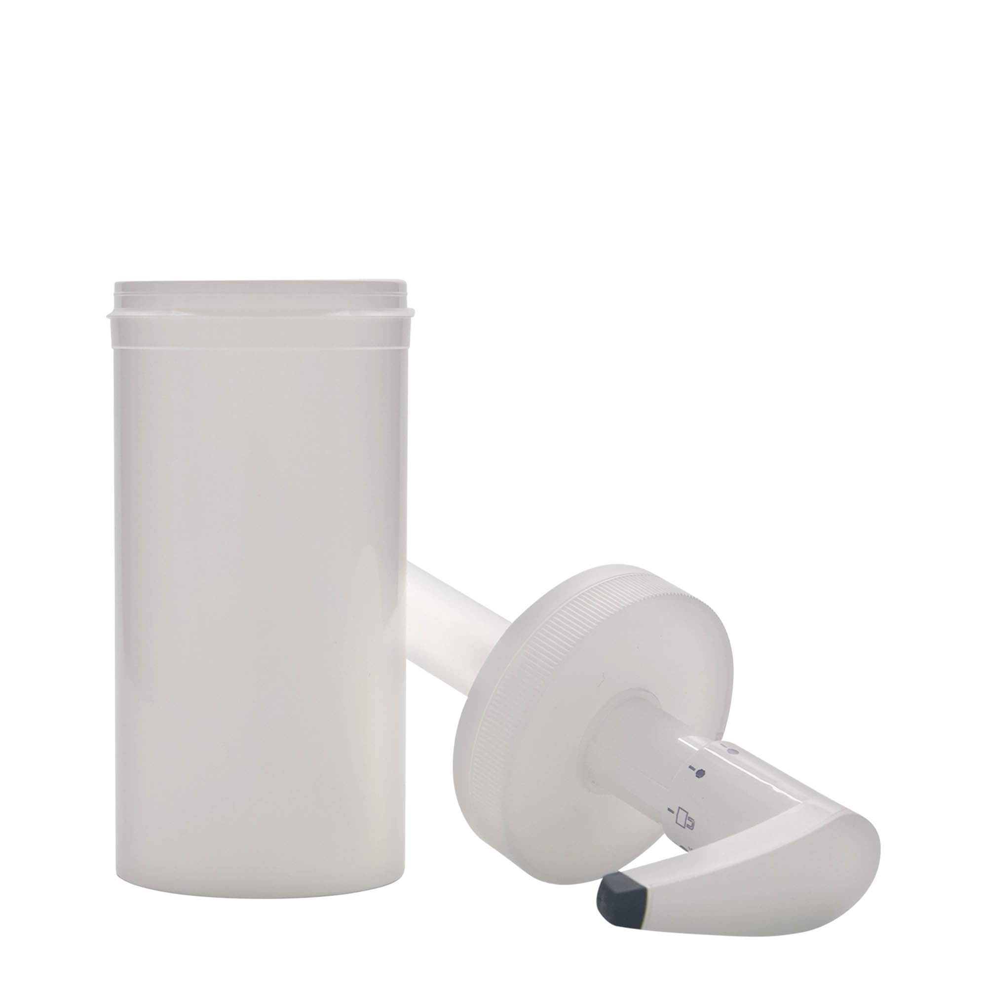 Dispenzer boca od 655 ml 'Securibox', PP plastika, bela, otvor: Zatvarač sa navojem