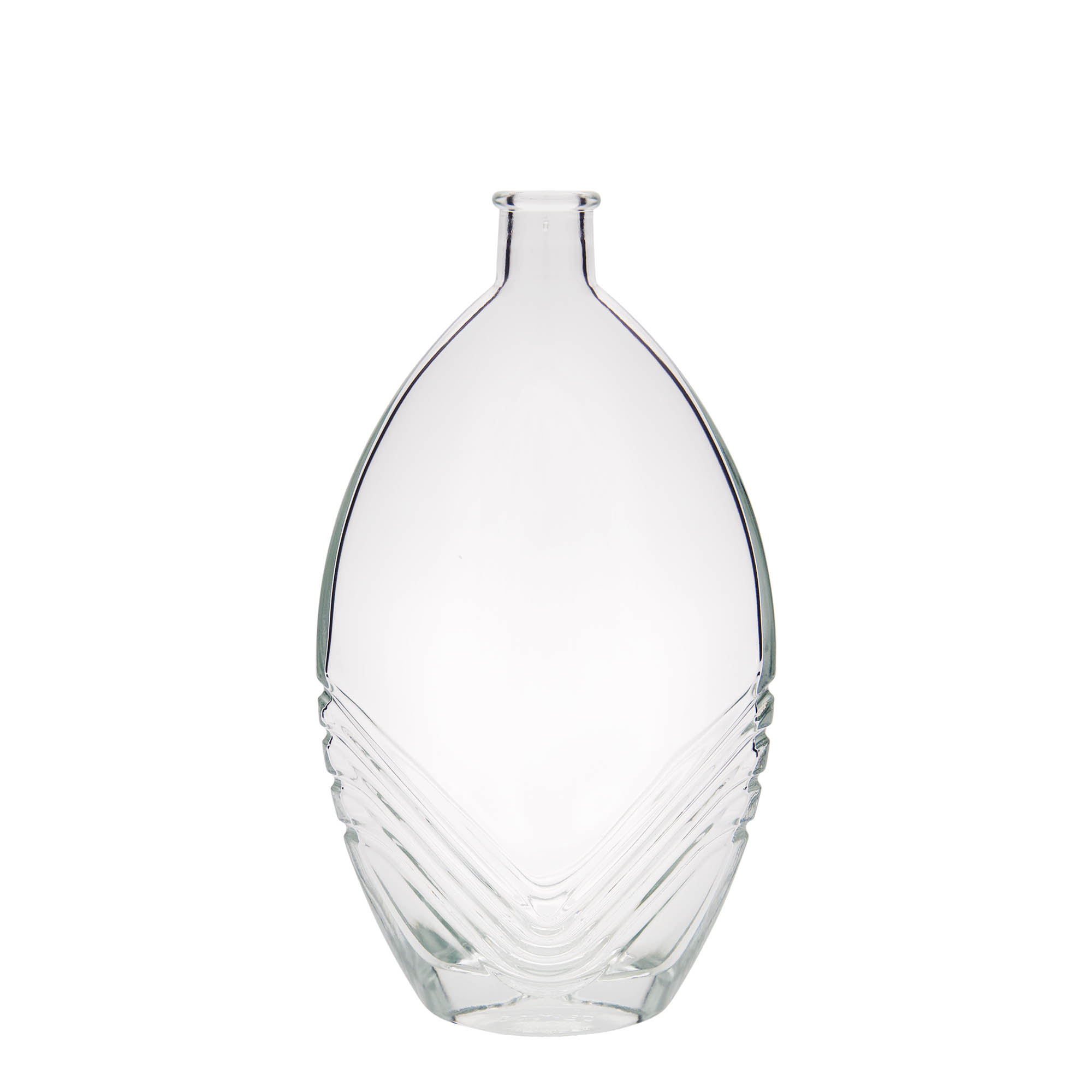 500 ml staklena flaša 'Florence', ovalna, otvor: čep 500 ml staklena flaša 'Florence', ovalna, otvor: čep