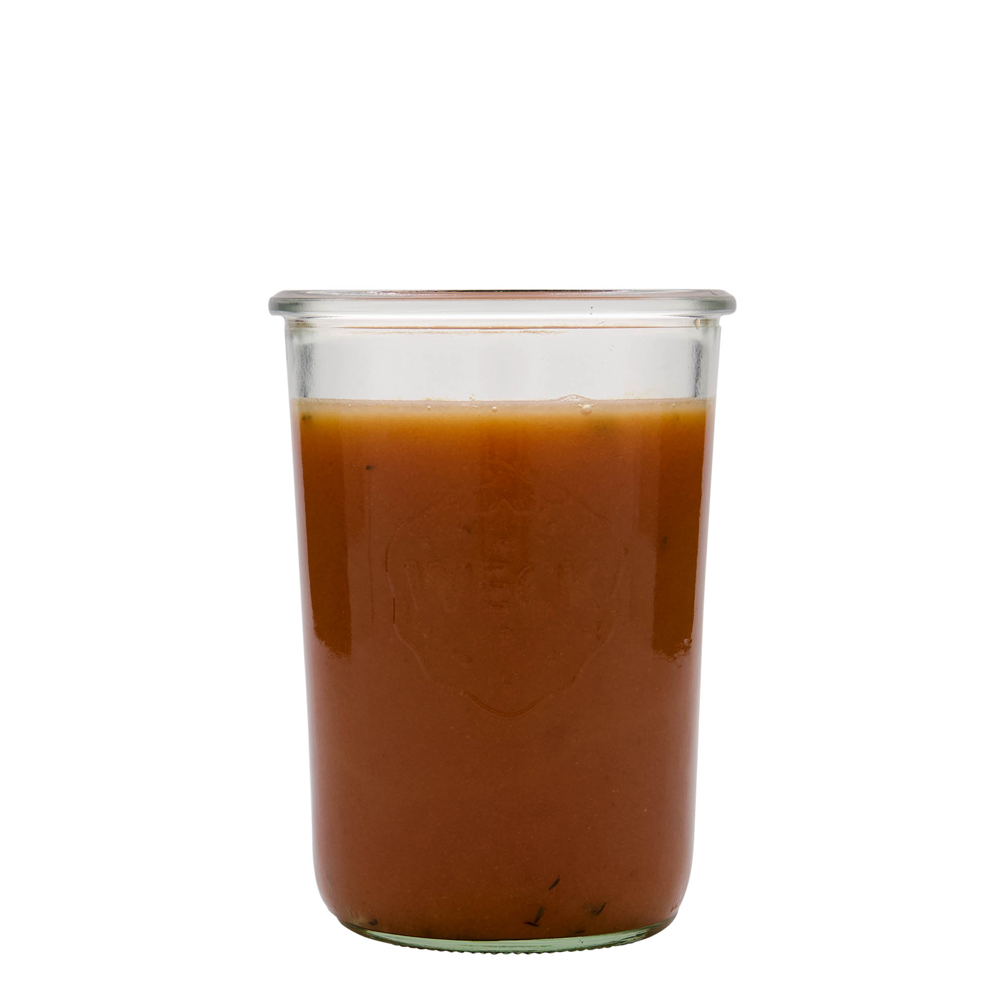 850 ml WECK staklena tegla sa širokim grlom, otvor: okrugli rub 850 ml WECK staklena tegla sa širokim grlom, otvor: okrugli rub