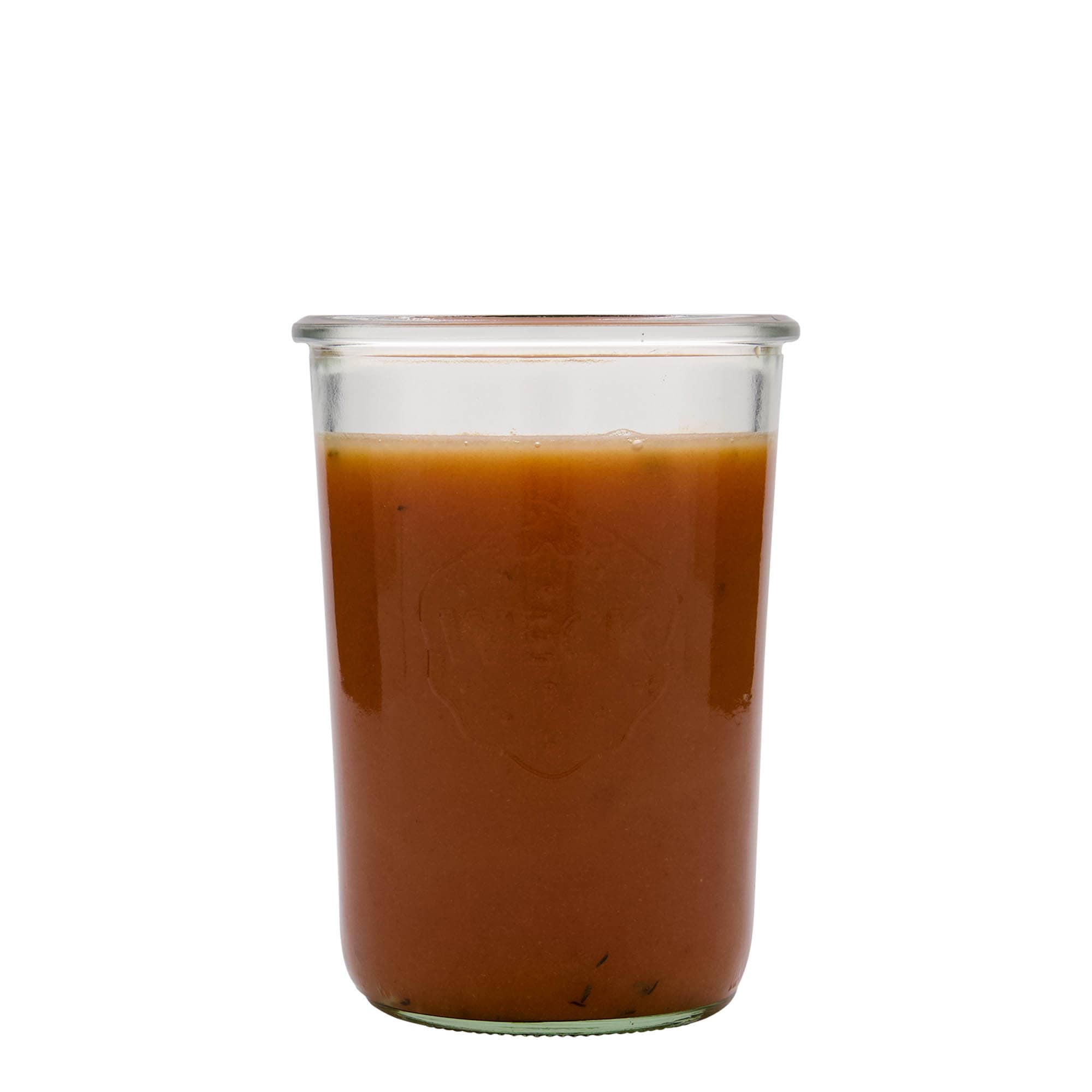 850 ml WECK staklena tegla sa širokim grlom, otvor: okrugli rub 850 ml WECK staklena tegla sa širokim grlom, otvor: okrugli rub