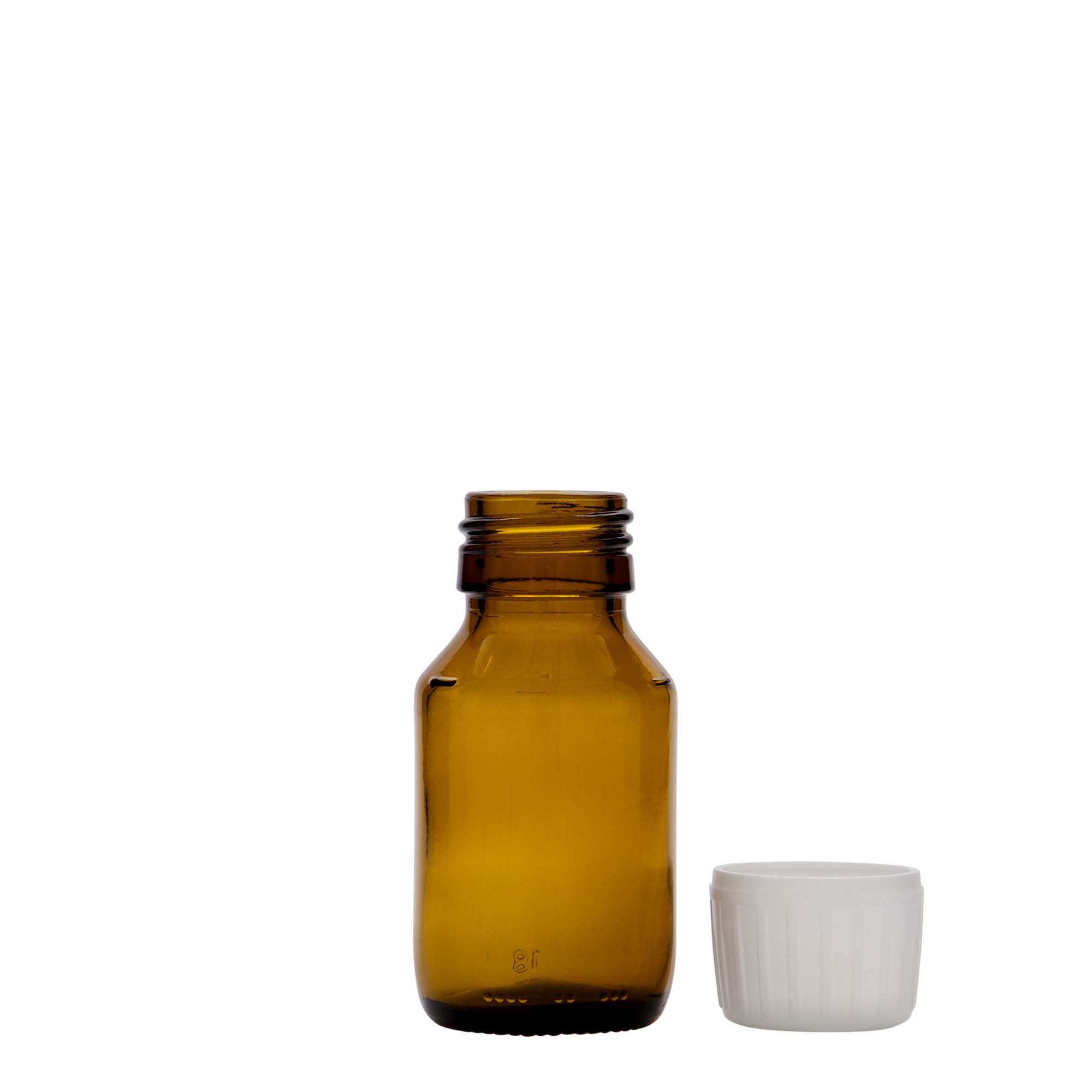 50 ml medicinska bočica, braon, staklo, grlo: PP 28 50 ml medicinska bočica, braon, staklo, grlo: PP 28