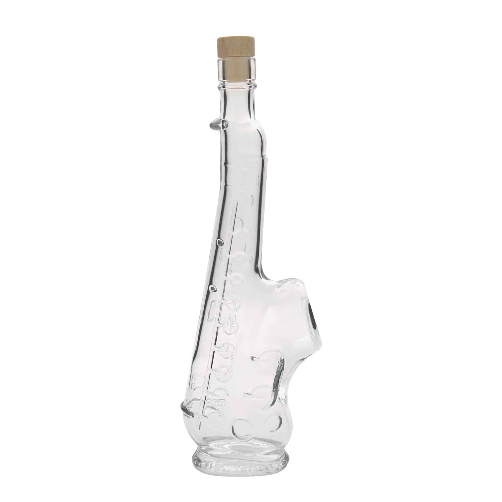 500 ml staklena boca 'Saksofon', otvor: pluta