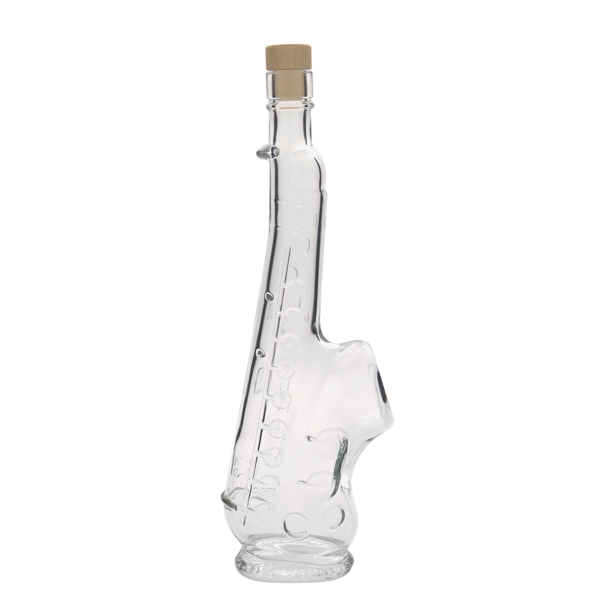 500 ml staklena boca 'Saksofon', otvor: pluta 500 ml staklena boca 'Saksofon', otvor: pluta