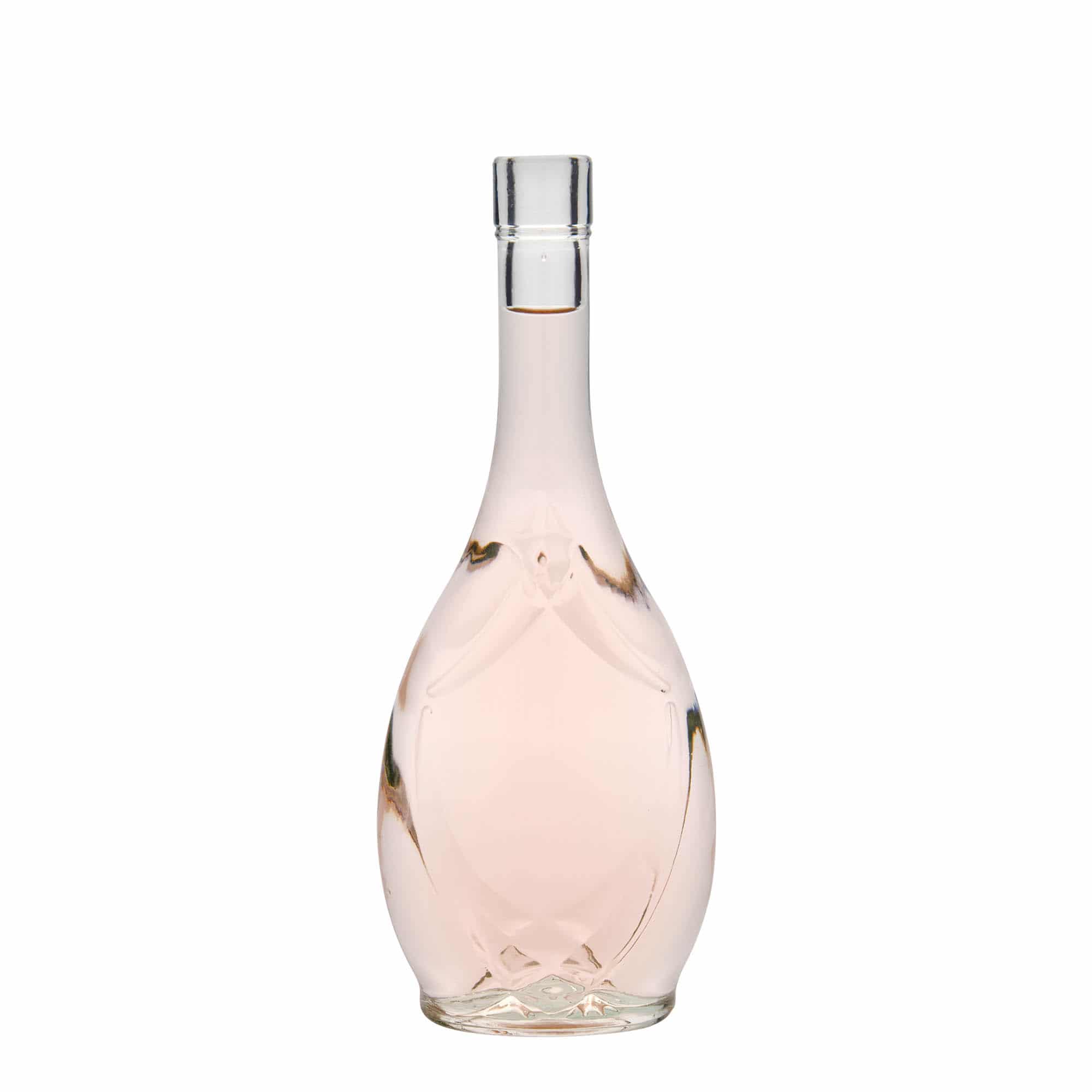 500 ml staklena boca 'Saragossa', ovalna, otvor: čep