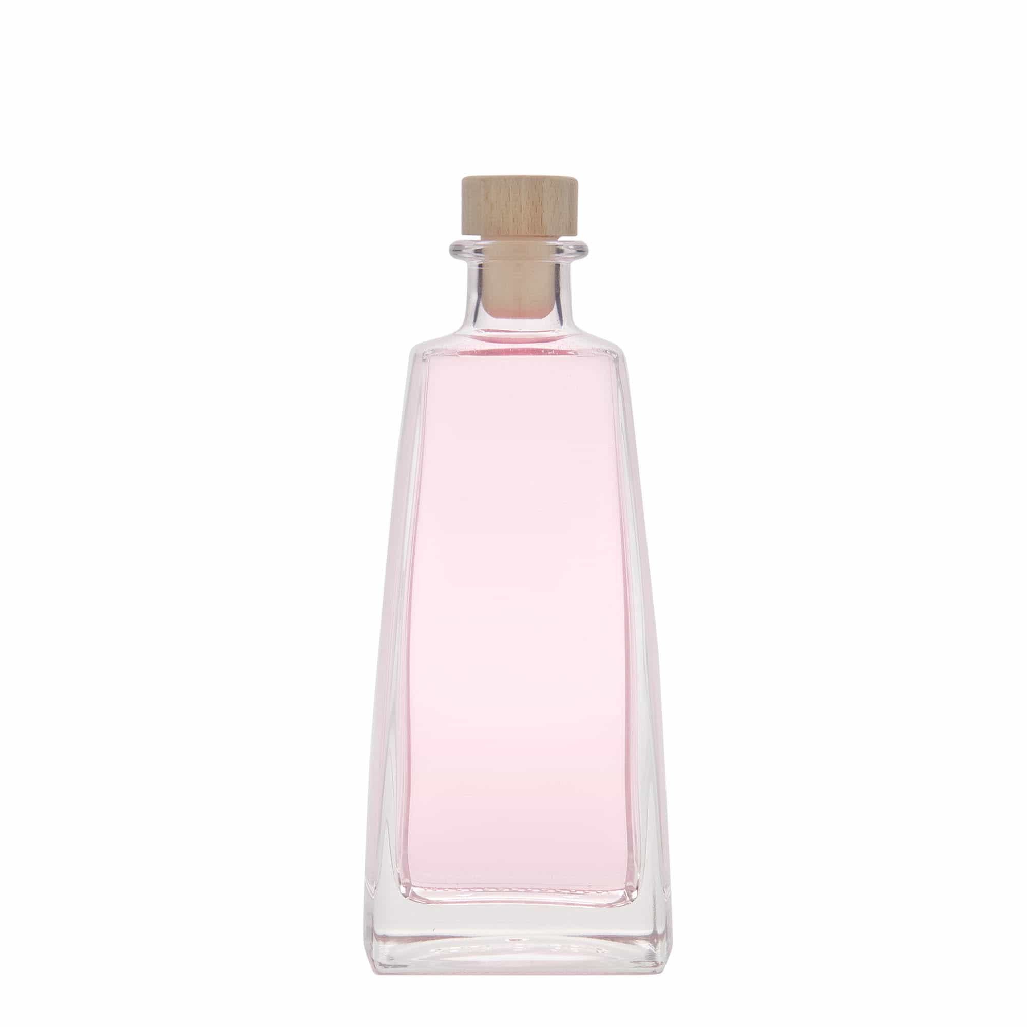 350 ml staklena flaša 'Timmy', pravougaona, grlo: plutа