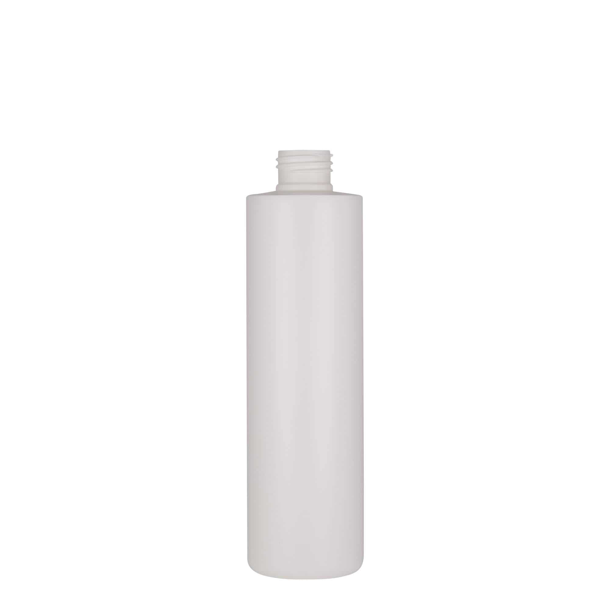 Plastična boca od 250 ml 'Pipe', HDPE, bela, otvor: 24/410 Plastična boca od 250 ml 'Pipe', HDPE, bela, otvor: 24/410