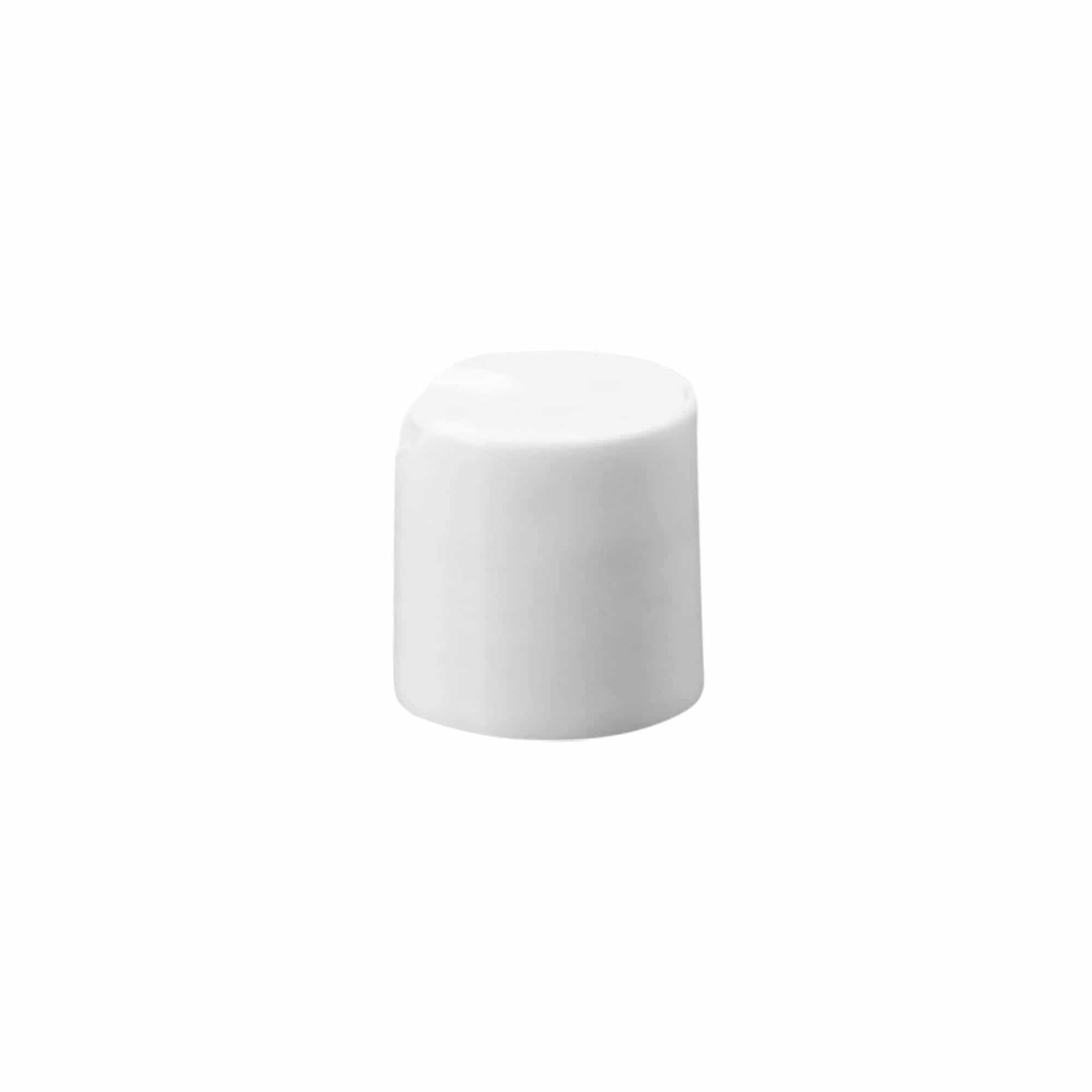 Zatvarač sa navojem Disc Top, PP plastika, bela, za otvor: 20/410