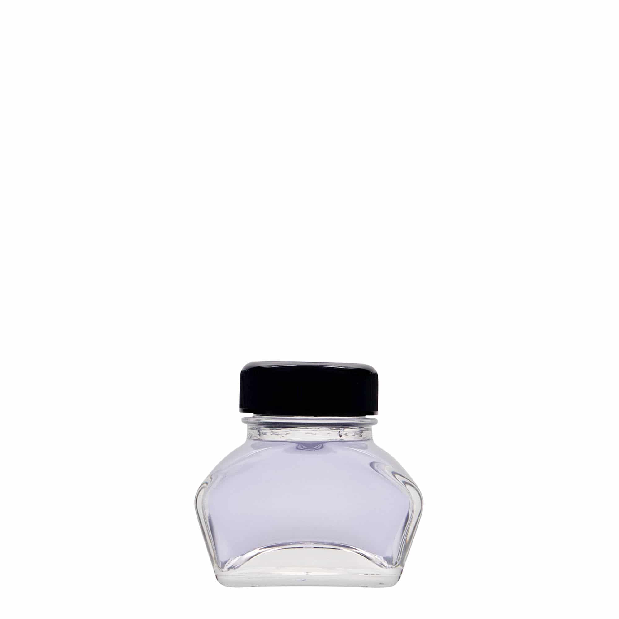 30 ml bočica za mastilo, pravougaona, otvor: navojni zatvarač
