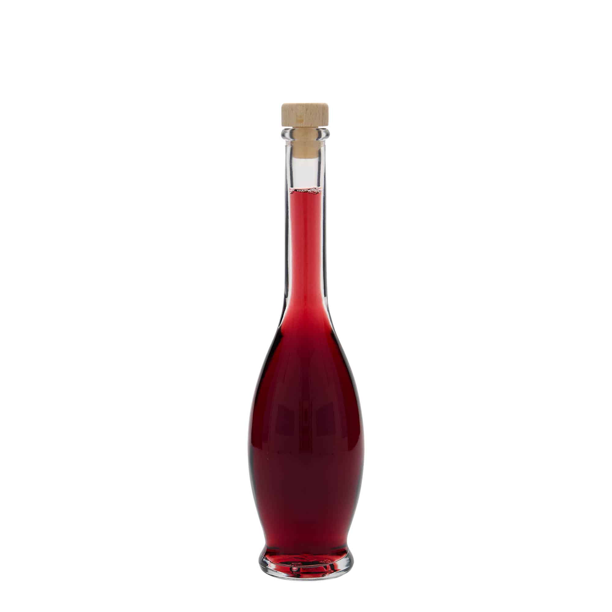 100 ml staklena flaša 'Gina', otvor: čep 100 ml staklena flaša 'Gina', otvor: čep
