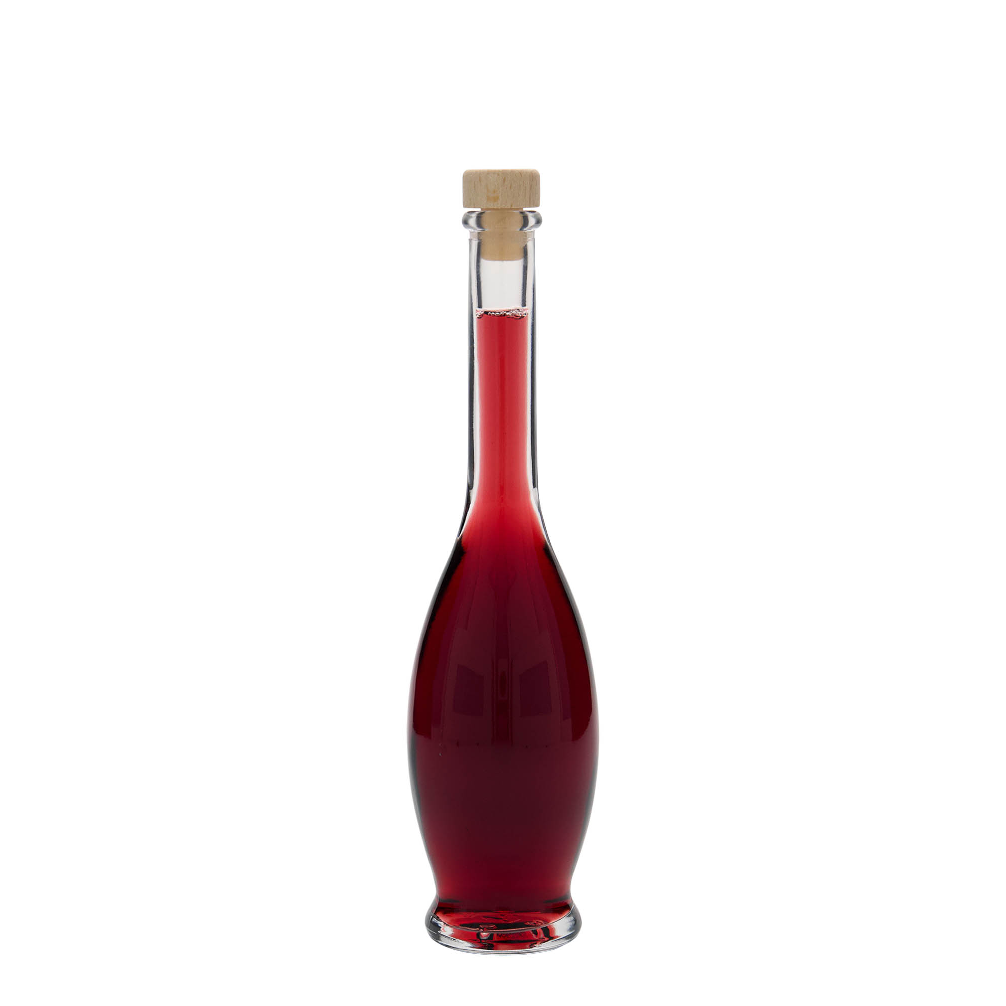 100 ml staklena flaša 'Gina', otvor: čep 100 ml staklena flaša 'Gina', otvor: čep