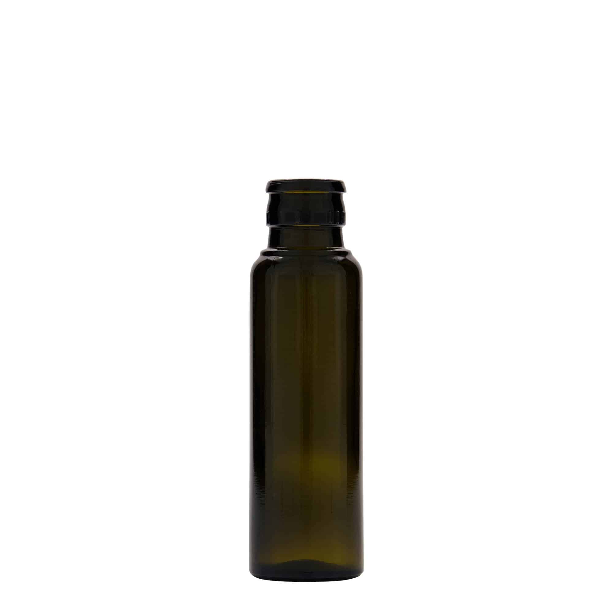 Boca za sirće/ulje od 100 ml 'Willy New', staklo, antik zelena, otvor: DOP Boca za sirće/ulje od 100 ml 'Willy New', staklo, antik zelena, otvor: DOP