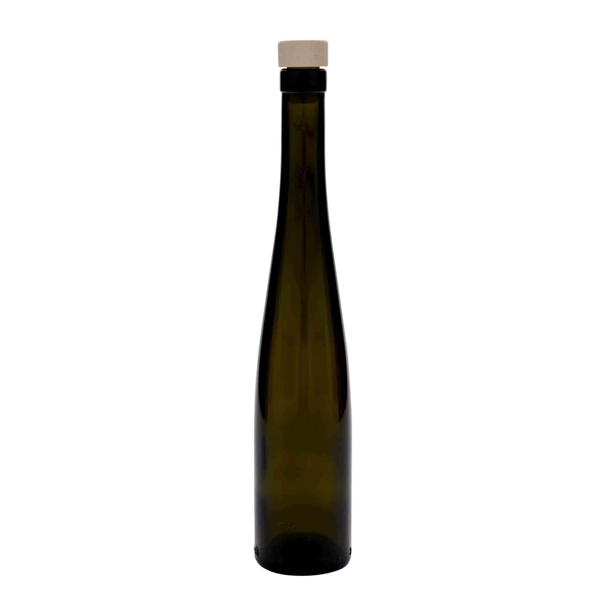 375 ml staklena flaša 'Weinschlegel', antikno zelena, grlo: čep
