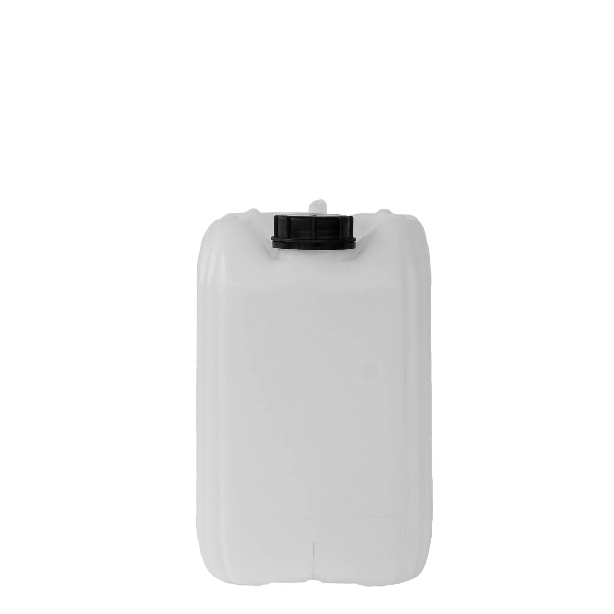 10 l kanister, pravougaoni, HDPE-plastika, prirodno, otvor: ND 55